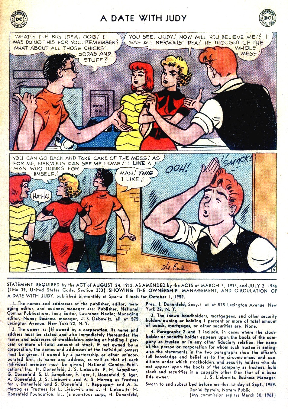Read online A Date with Judy comic -  Issue #75 - 21
