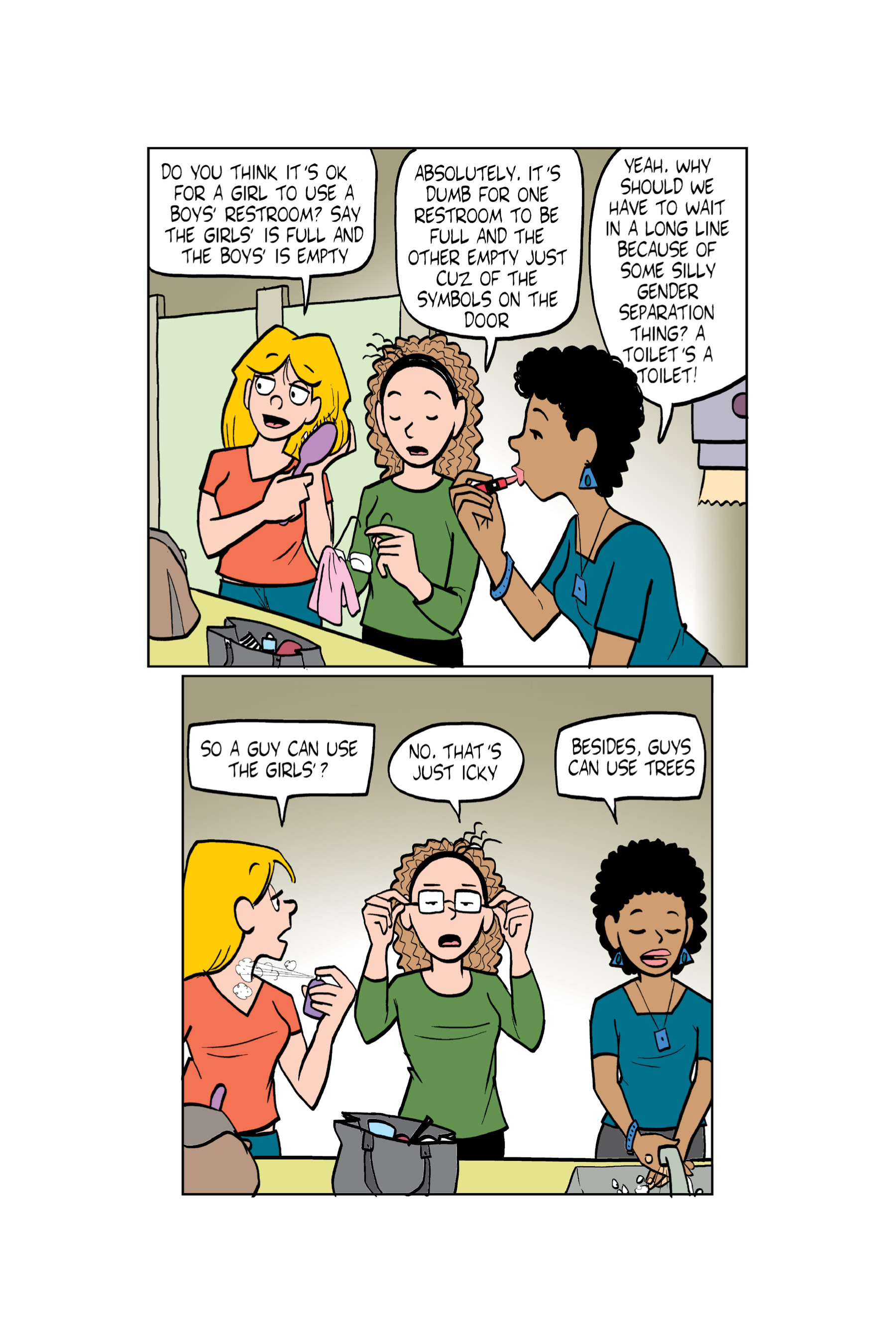 Read online Luann: Stress   Hormones = High School comic -  Issue # TPB - 12
