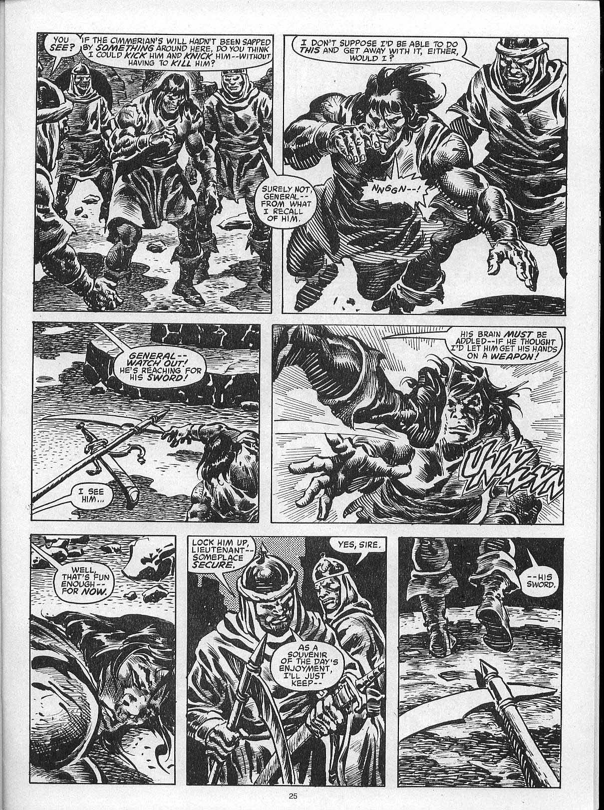 Read online The Savage Sword Of Conan comic -  Issue #204 - 27
