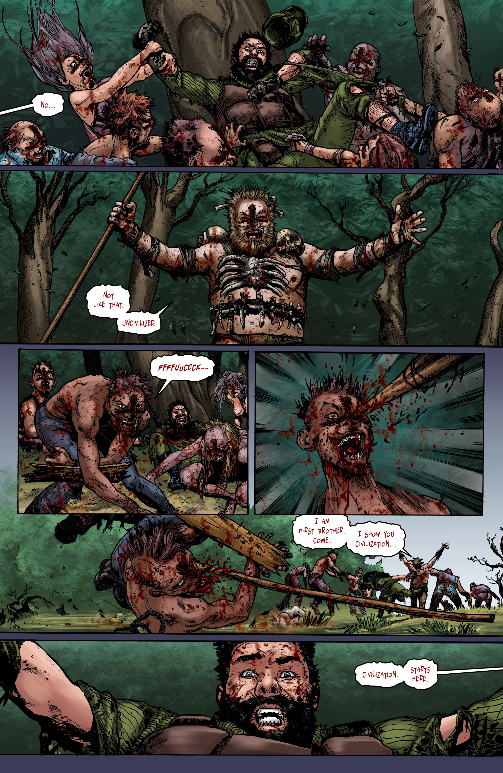 Read online Crossed: Badlands comic -  Issue #80 - 22