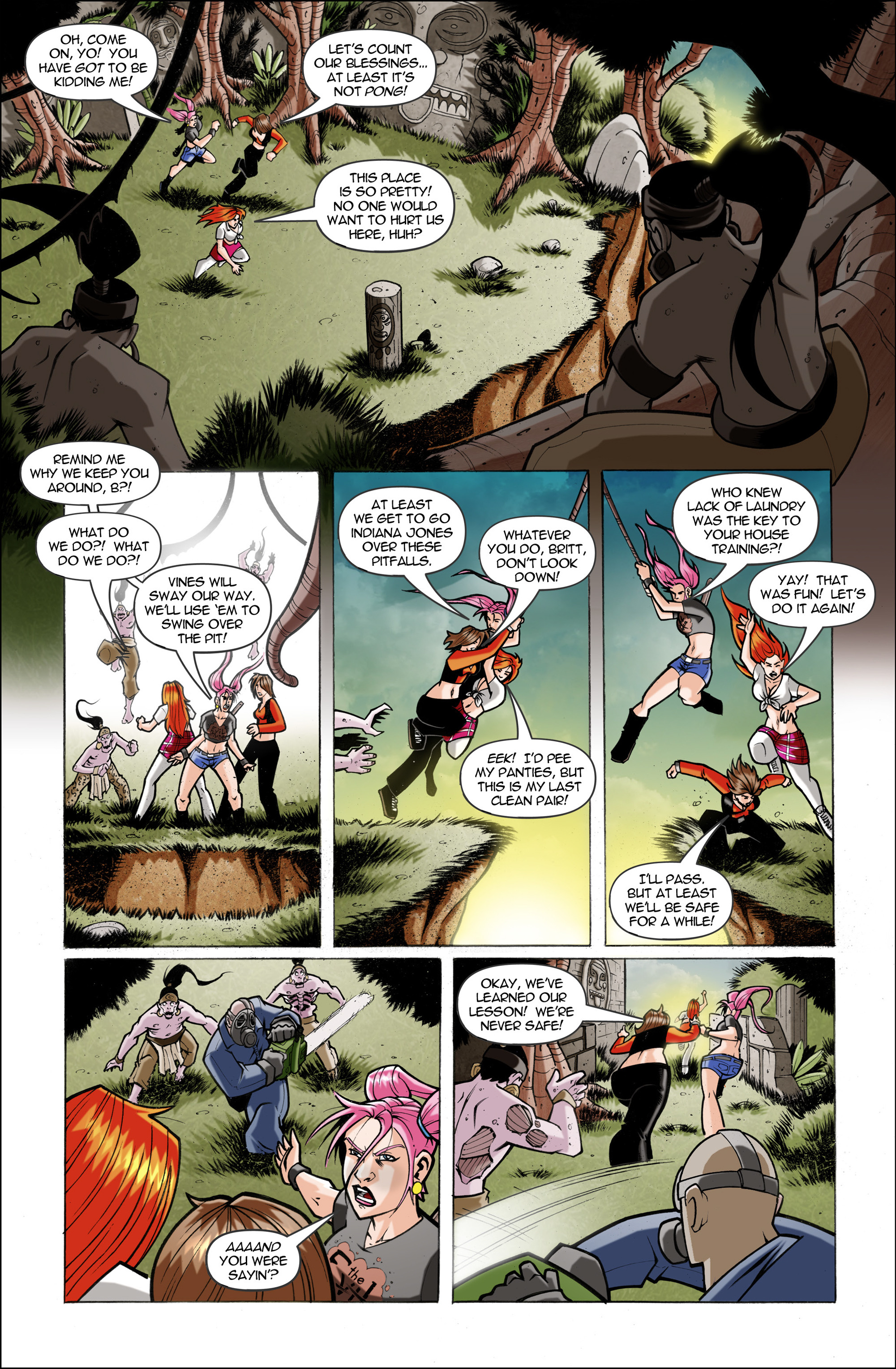 Read online Chaos Campus: Sorority Girls Vs. Zombies comic -  Issue #9 - 15