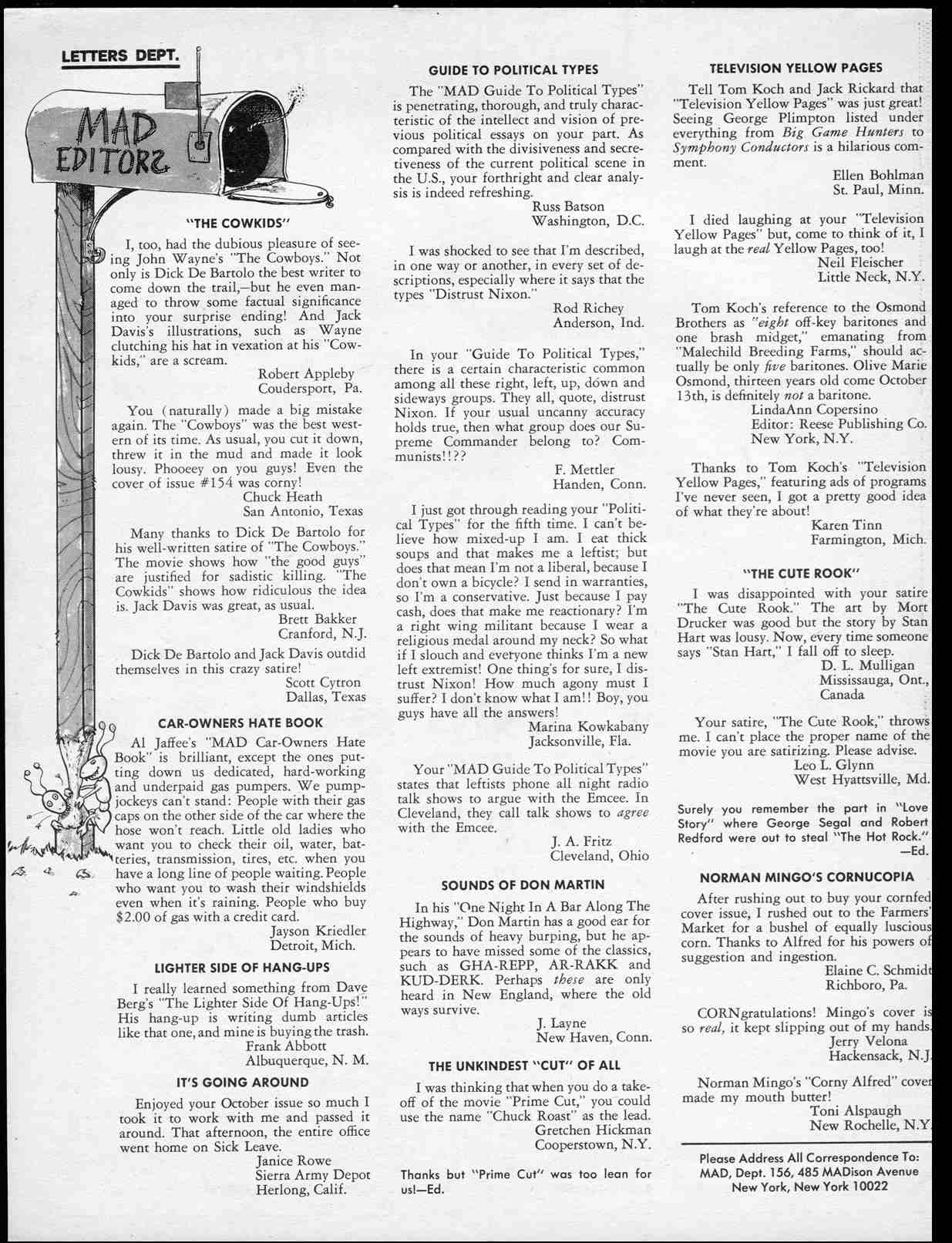 Read online MAD comic -  Issue #156 - 4