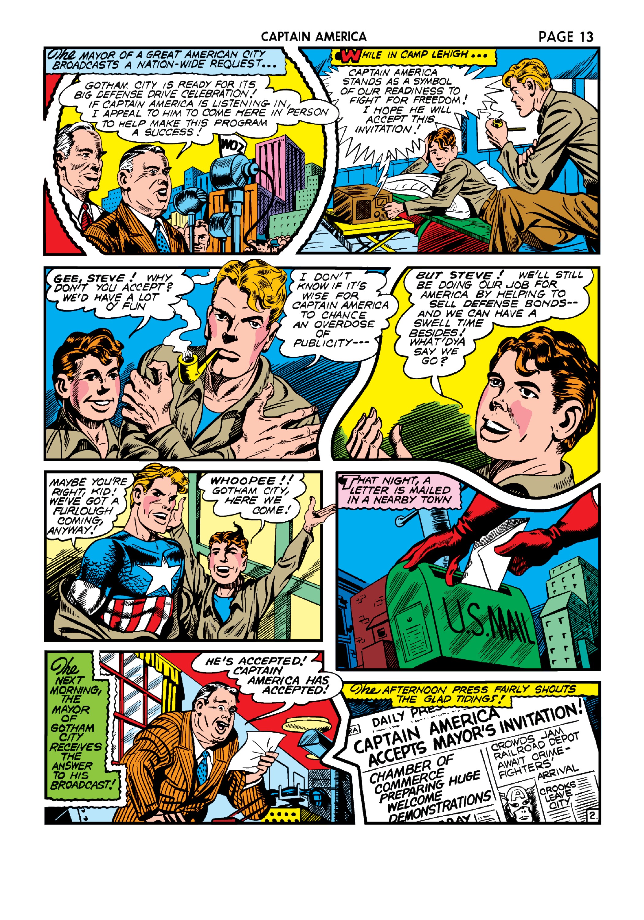 Read online Marvel Masterworks: Golden Age Captain America comic -  Issue # TPB 3 (Part 1) - 89