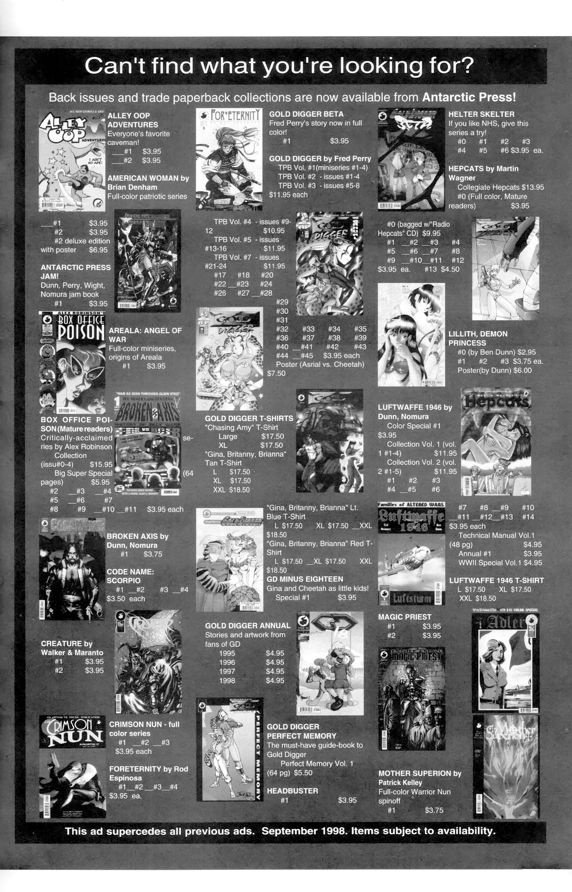 Read online Warrior Nun: Black & White comic -  Issue #14 - 21