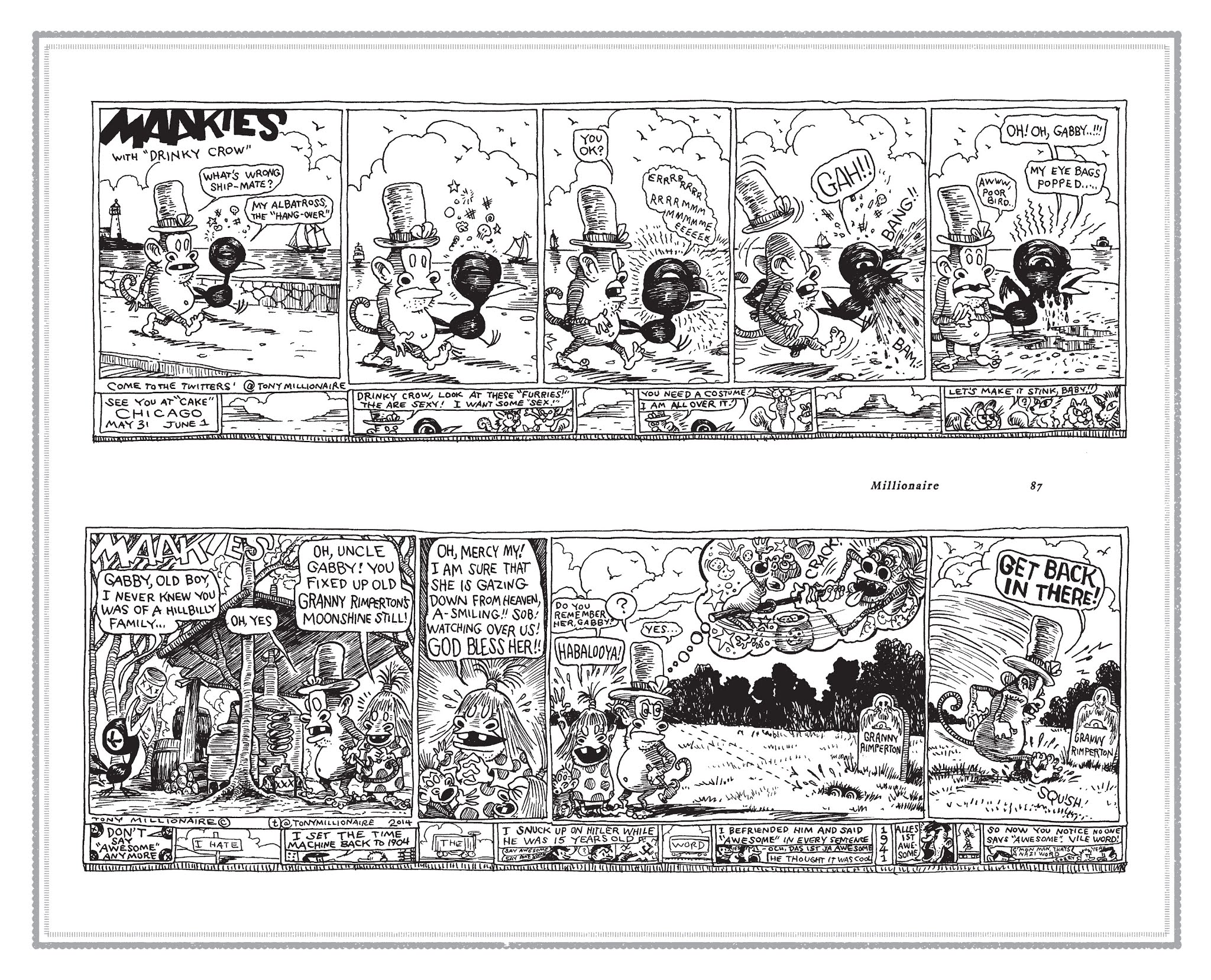 Read online Drinky Crow Drinks Again comic -  Issue # TPB - 86