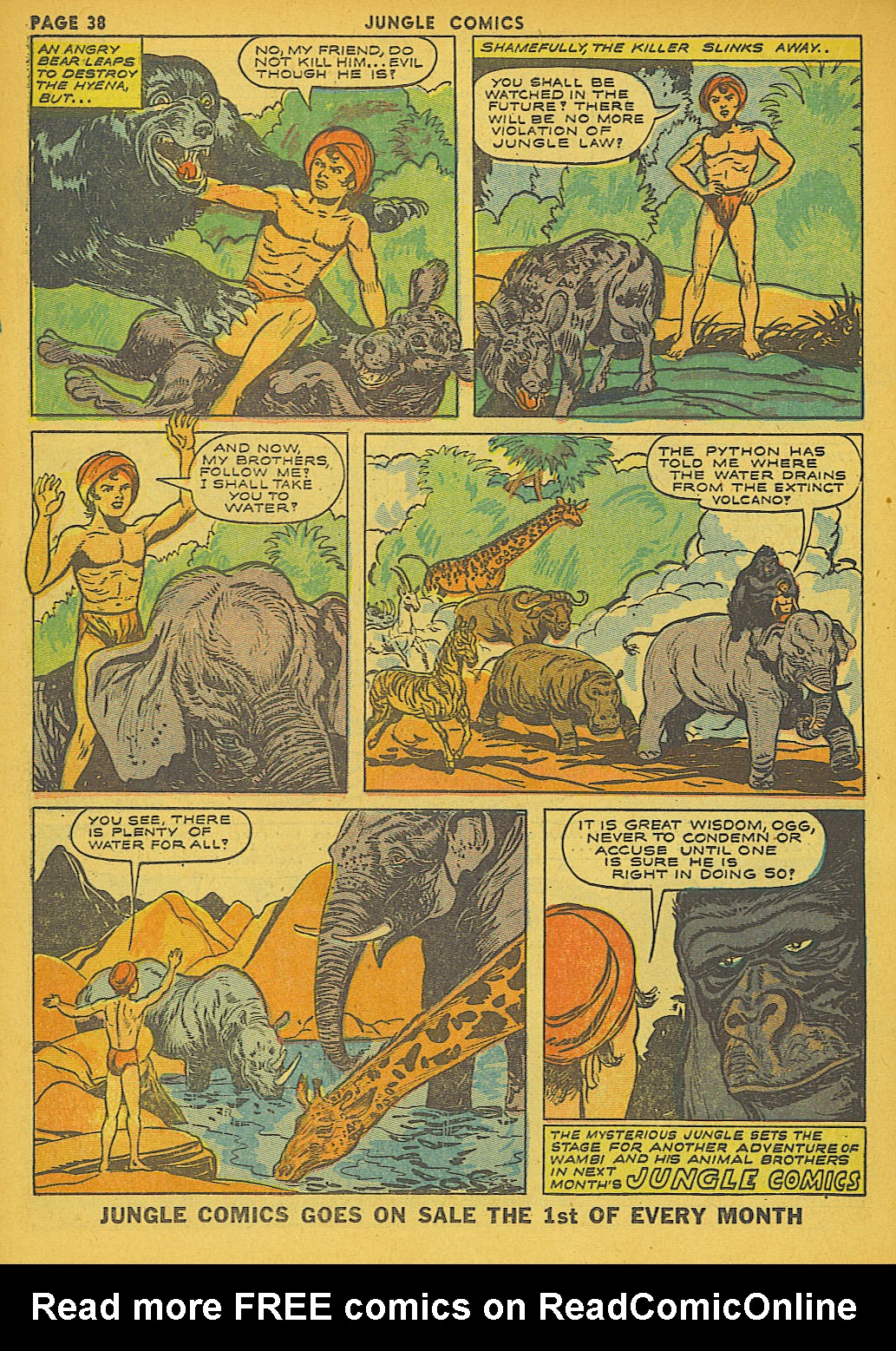 Read online Jungle Comics comic -  Issue #41 - 40