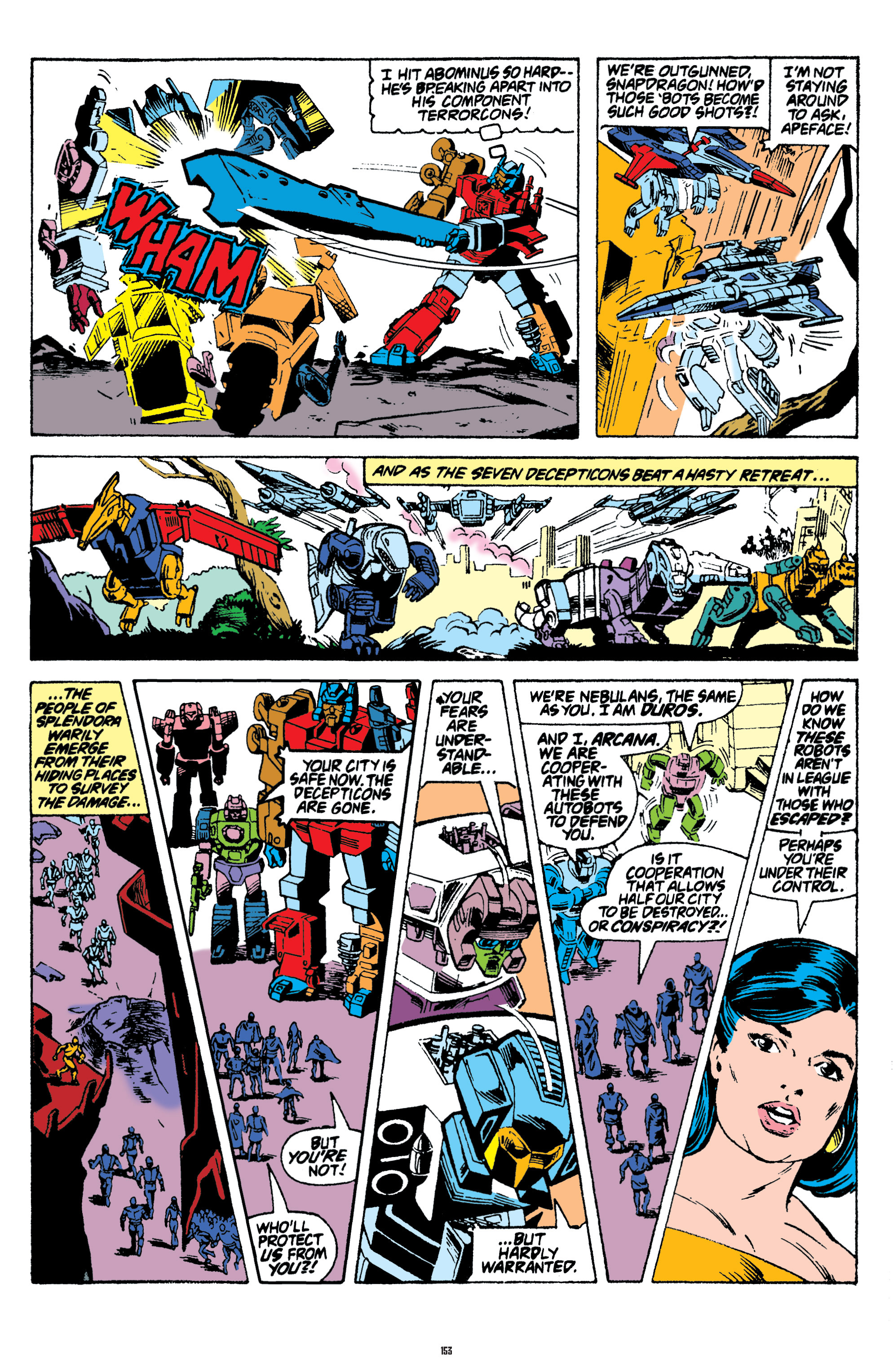 Read online The Transformers Classics comic -  Issue # TPB 7 - 152