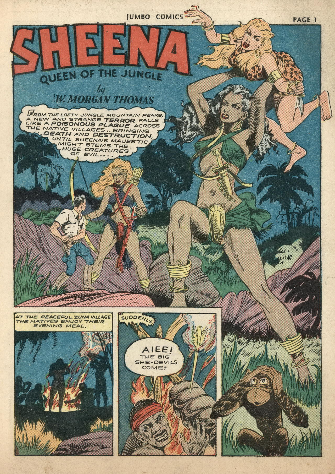 Read online Jumbo Comics comic -  Issue #43 - 3