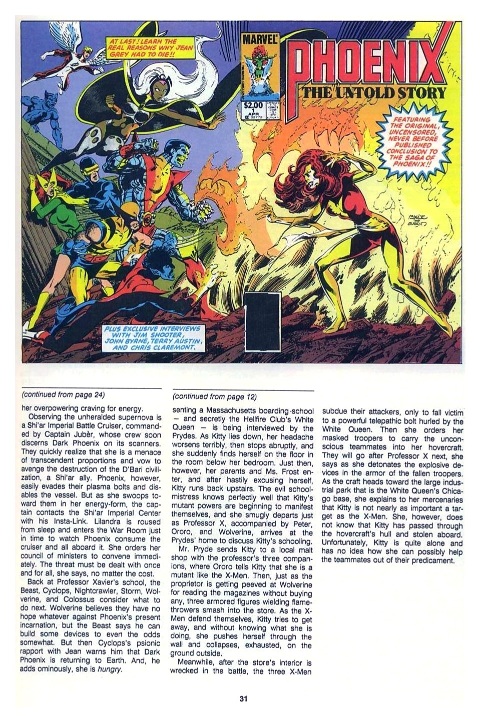 Read online The Official Marvel Index To The X-Men comic -  Issue #7 - 33