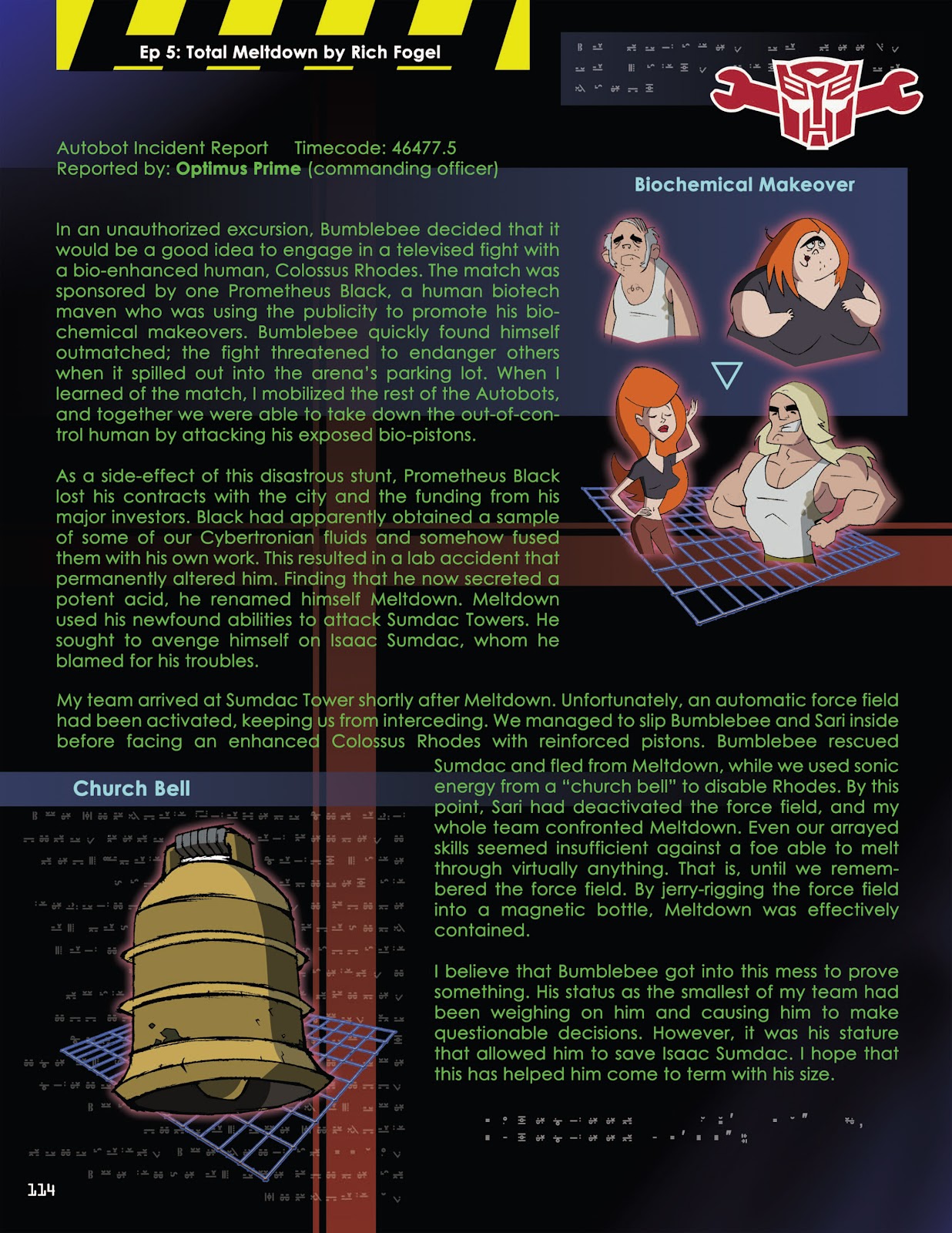 Transformers Animated: The Allspark Almanac issue TPB 1 - Page 115