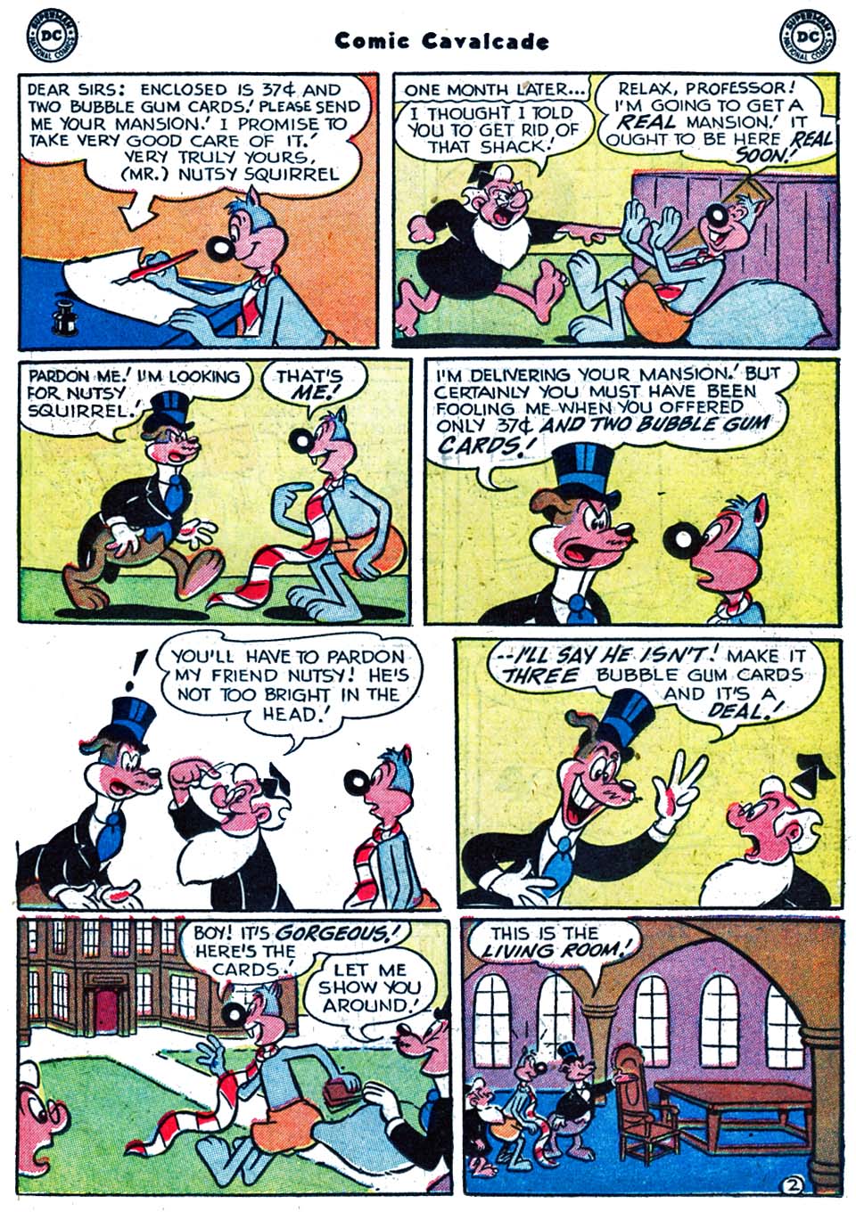 Read online Comic Cavalcade comic -  Issue #62 - 35