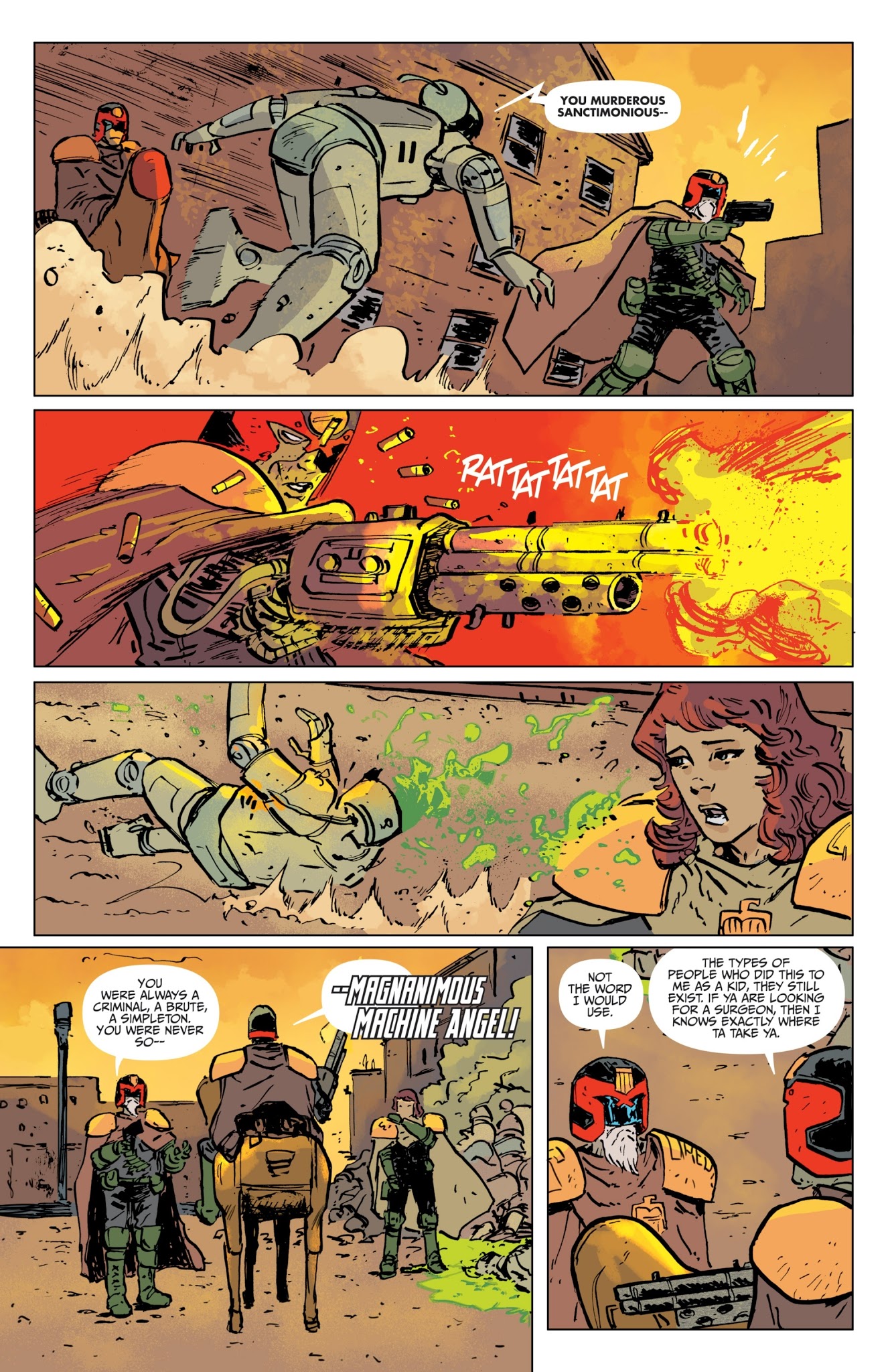 Read online Judge Dredd: The Blessed Earth comic -  Issue #5 - 8