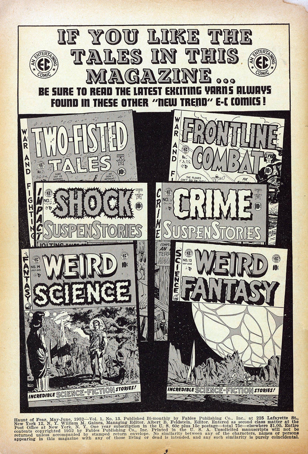 Read online Haunt of Fear comic -  Issue #13 - 3