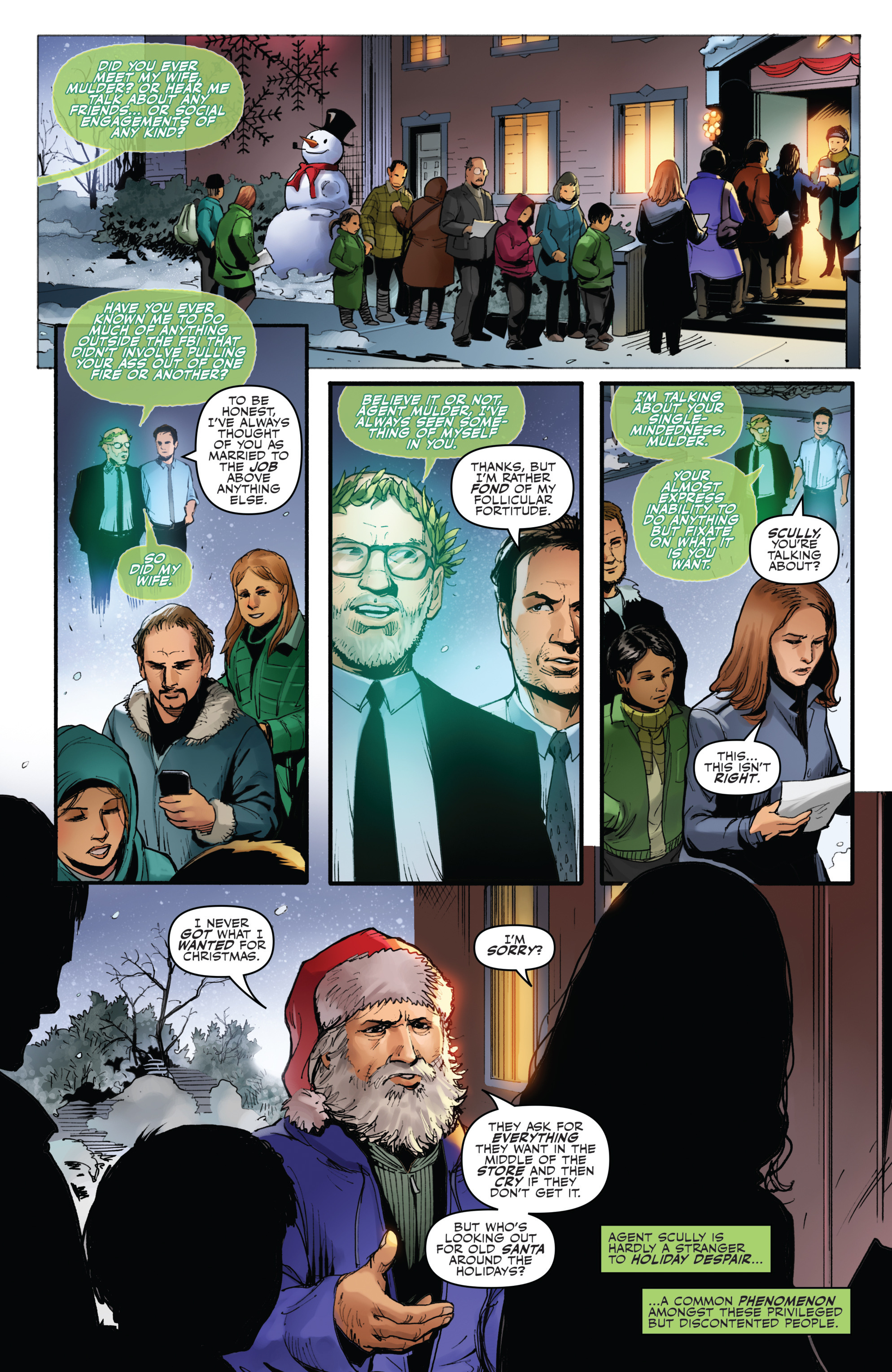 Read online The X-Files X-Mas Special comic -  Issue # Full - 27