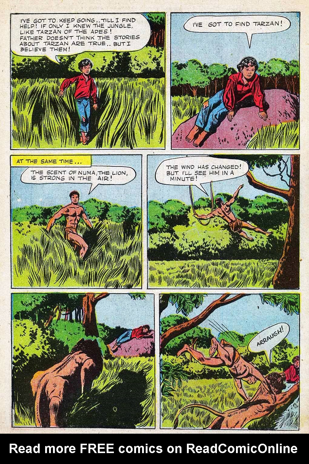 Read online Tarzan (1948) comic -  Issue #2 - 7