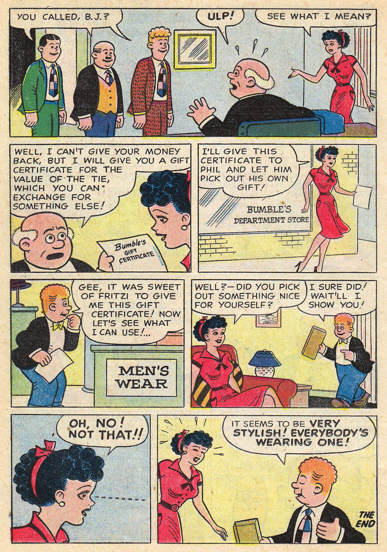 Read online Fritzi Ritz (1953) comic -  Issue #59 - 22