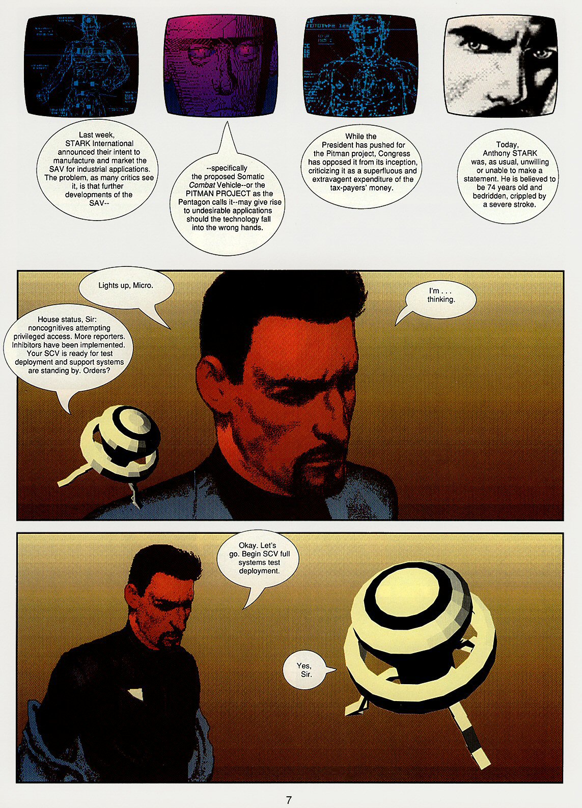 Read online Marvel Graphic Novel comic -  Issue #33 - Iron Man - Crash - 8