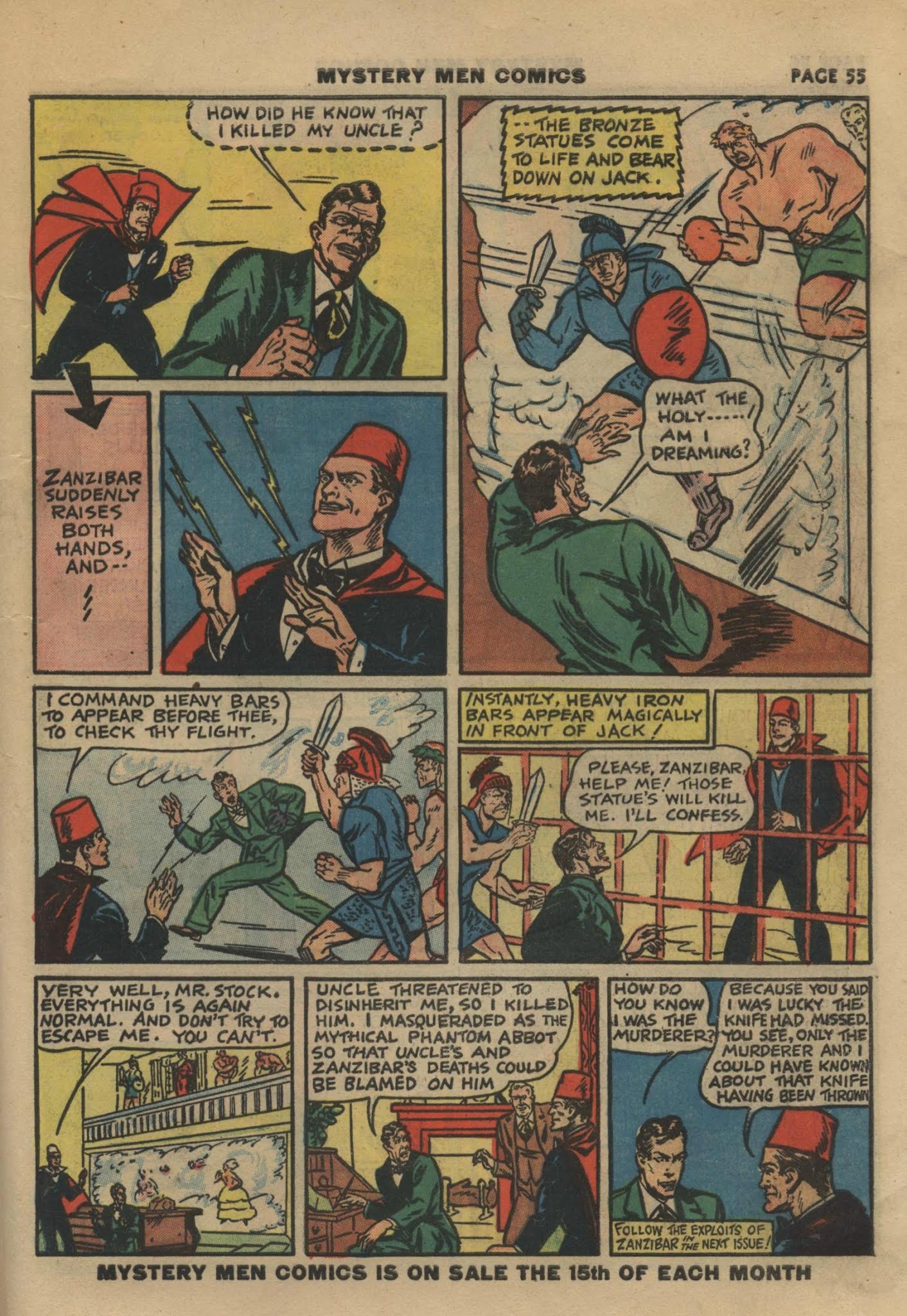 Read online Mystery Men Comics comic -  Issue #15 - 57
