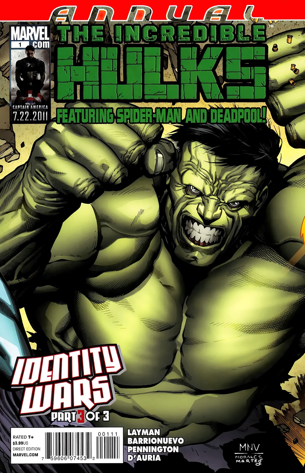 Incredible Hulks (2010) issue Annual 1 - Page 1