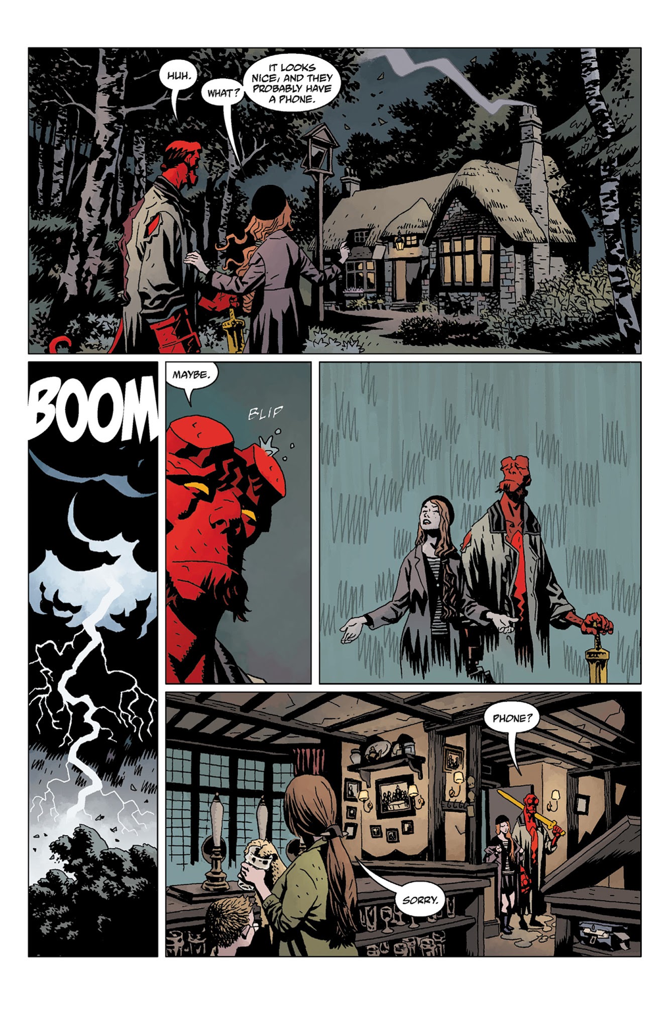 Read online Hellboy: The Storm And The Fury comic -  Issue # TPB - 52