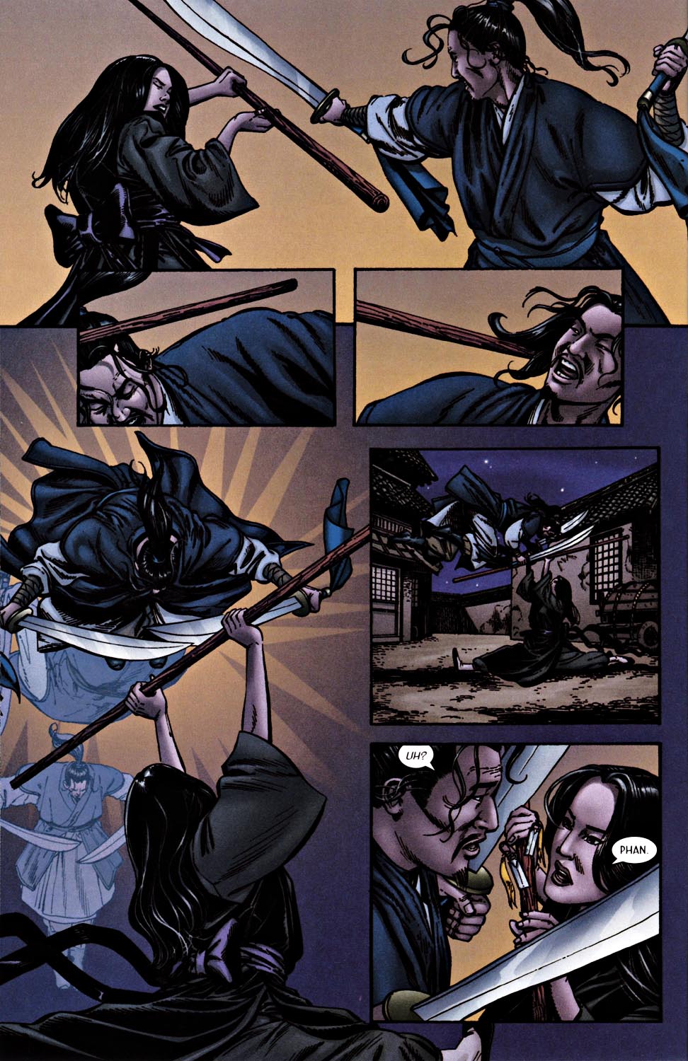 Read online Silken Ghost comic -  Issue #1 - 17