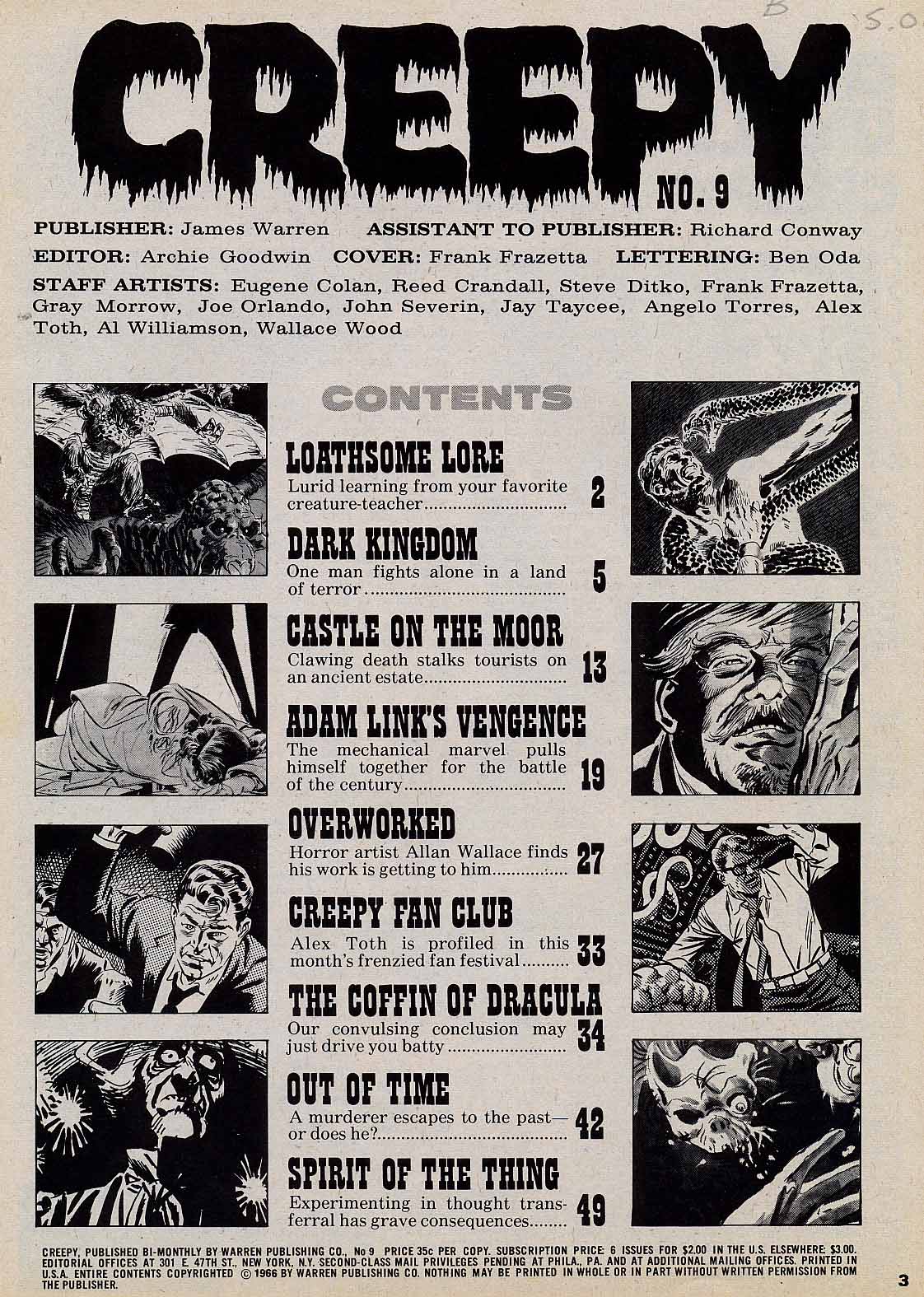 Creepy (1964) Issue #9 #9 - English 3
