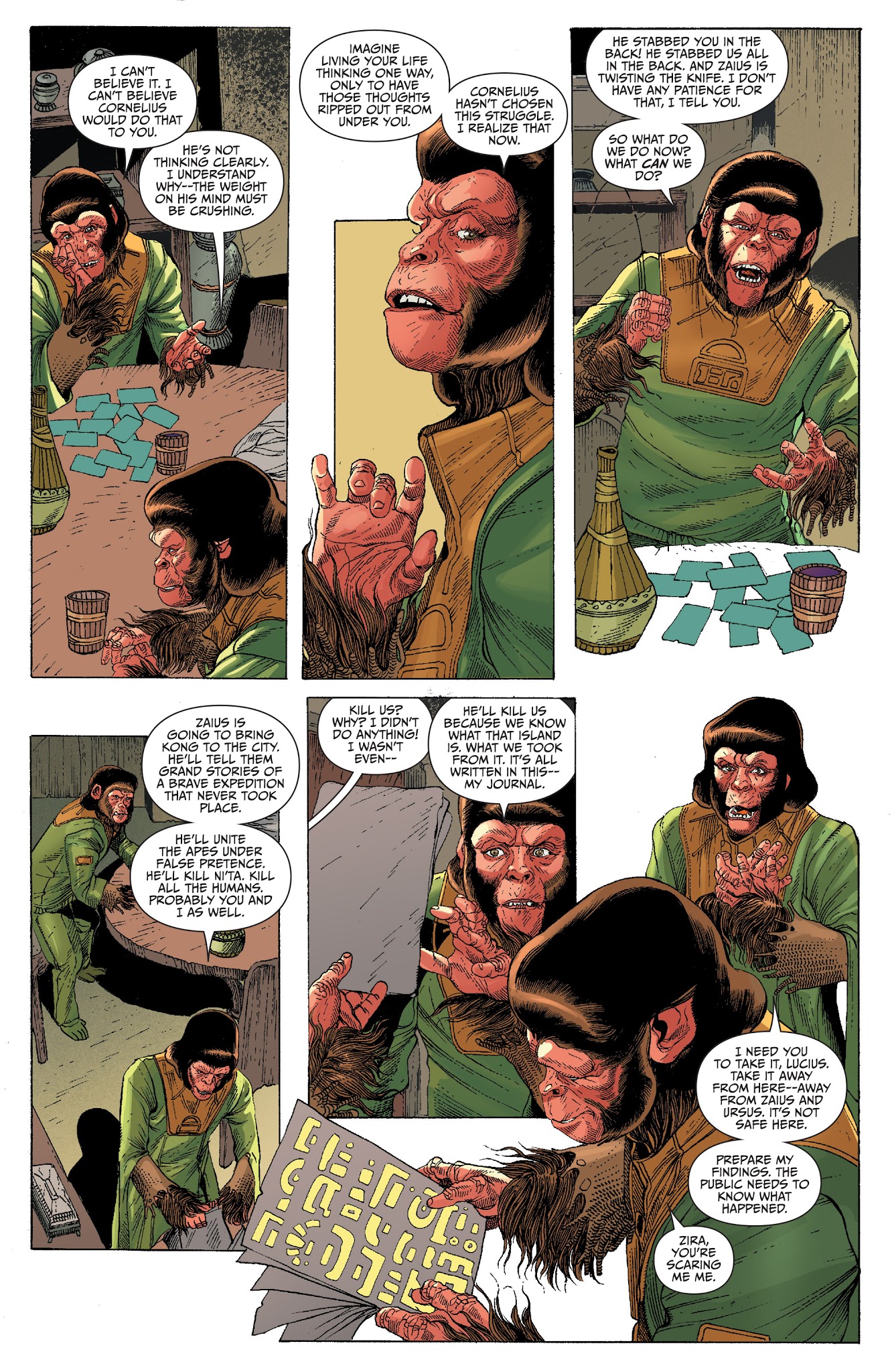 Read online Kong on the Planet of the Apes comic -  Issue #4 - 13