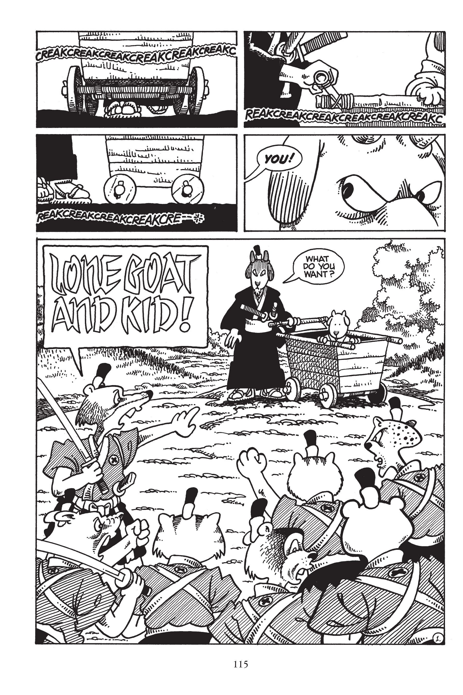 Read online Usagi Yojimbo (1987) comic -  Issue # _TPB 5 - 112