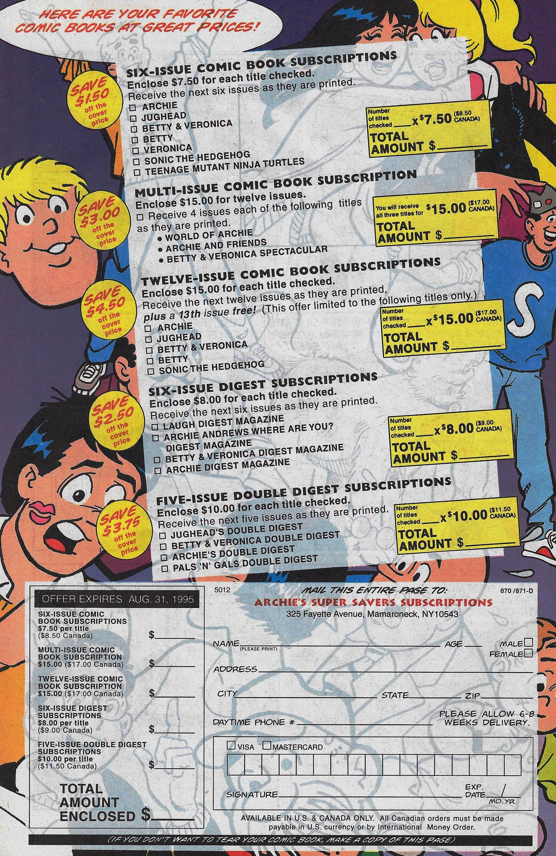 Read online Betty And Veronica: Summer Fun (1994) comic -  Issue #2 - 44