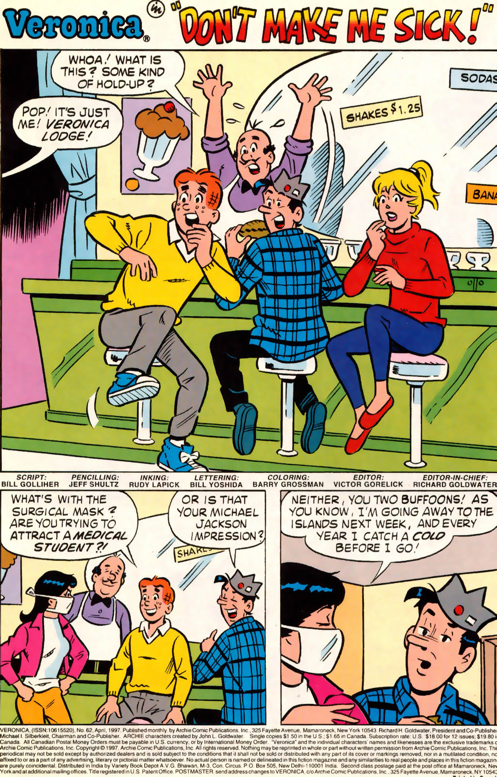 Read online Veronica comic -  Issue #62 - 2