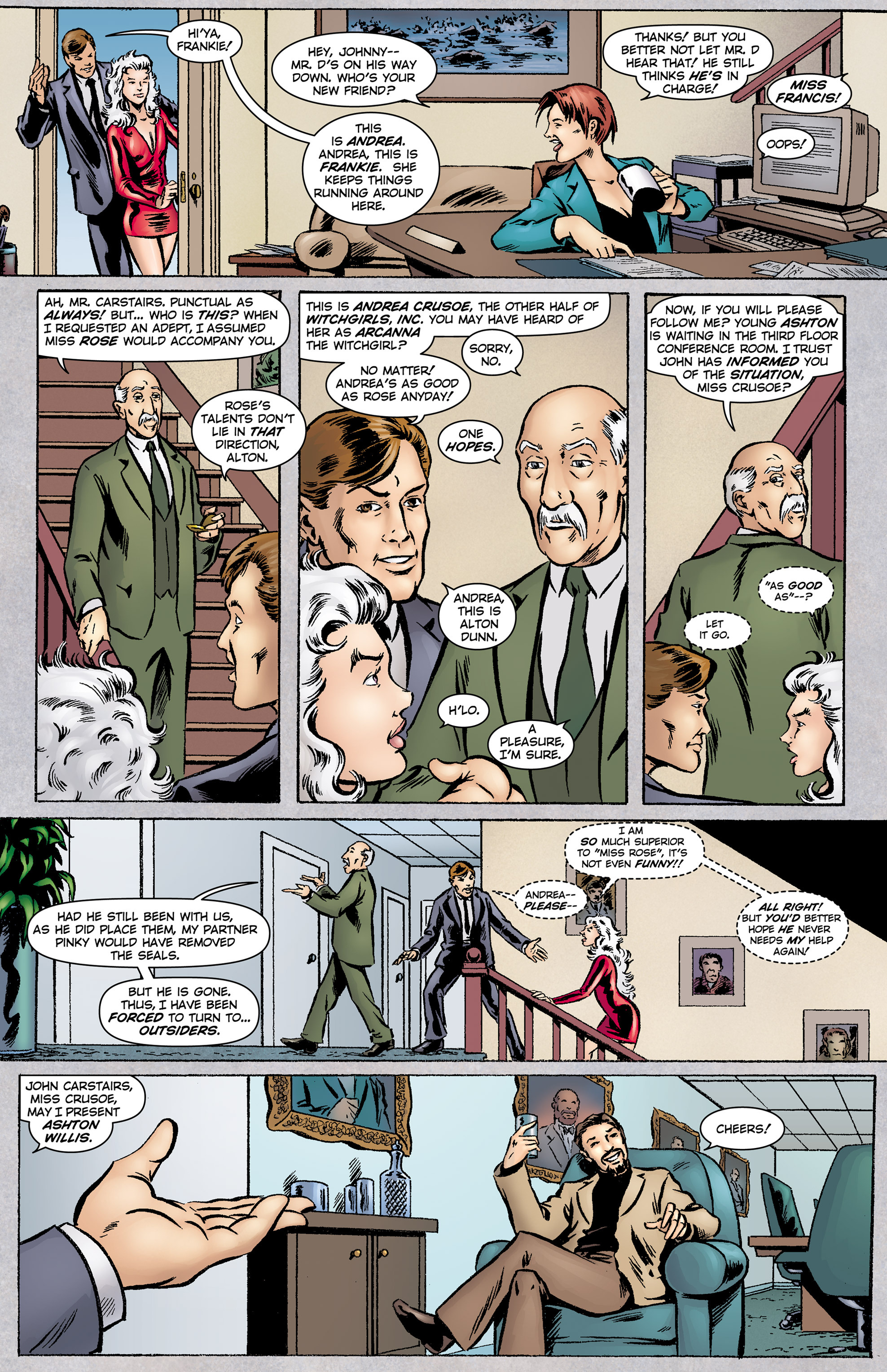 Read online Witchgirls Inc. The Origins comic -  Issue # TPB - 101