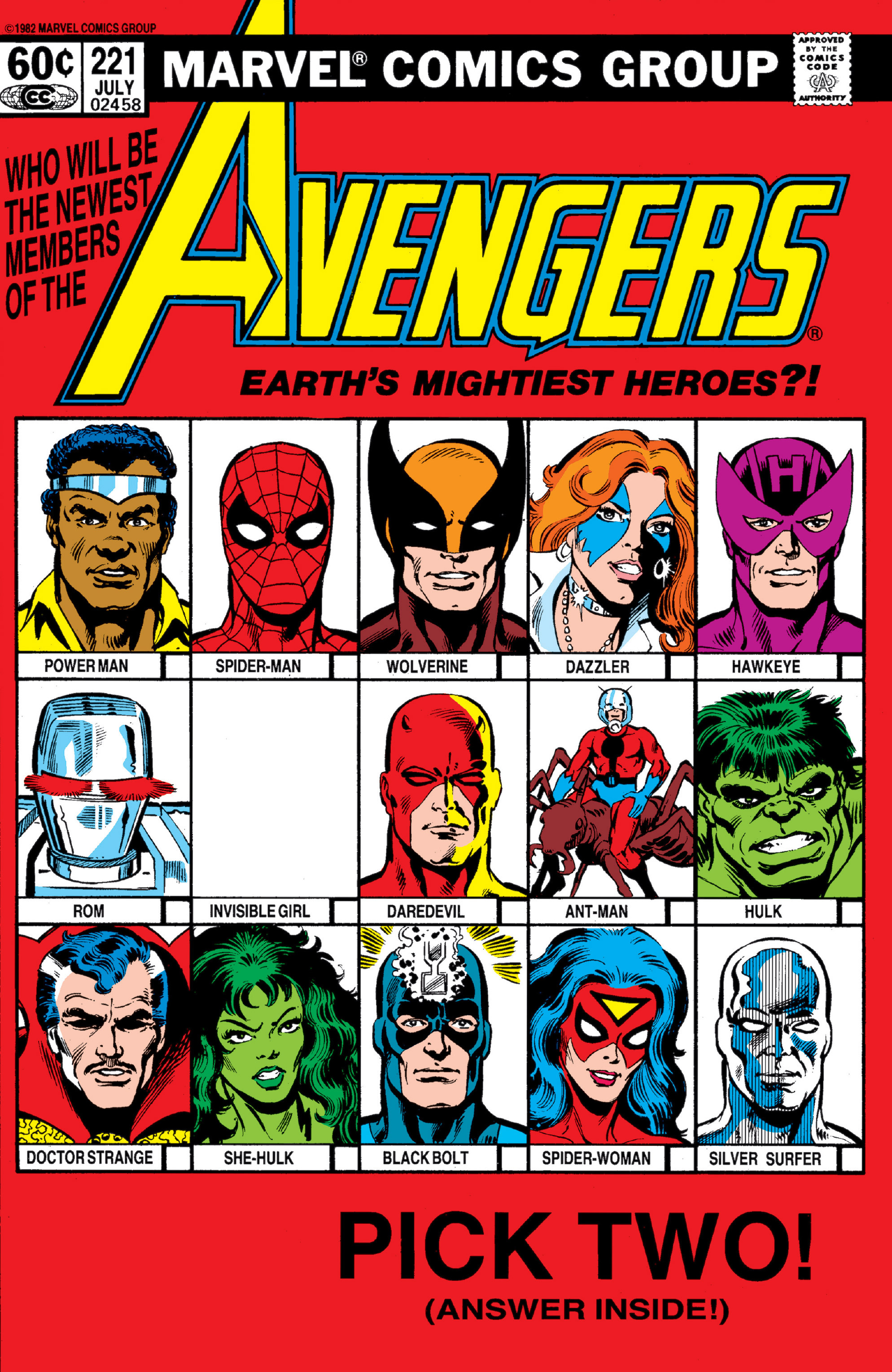 Read online The Avengers (1963) comic -  Issue #221 - 1