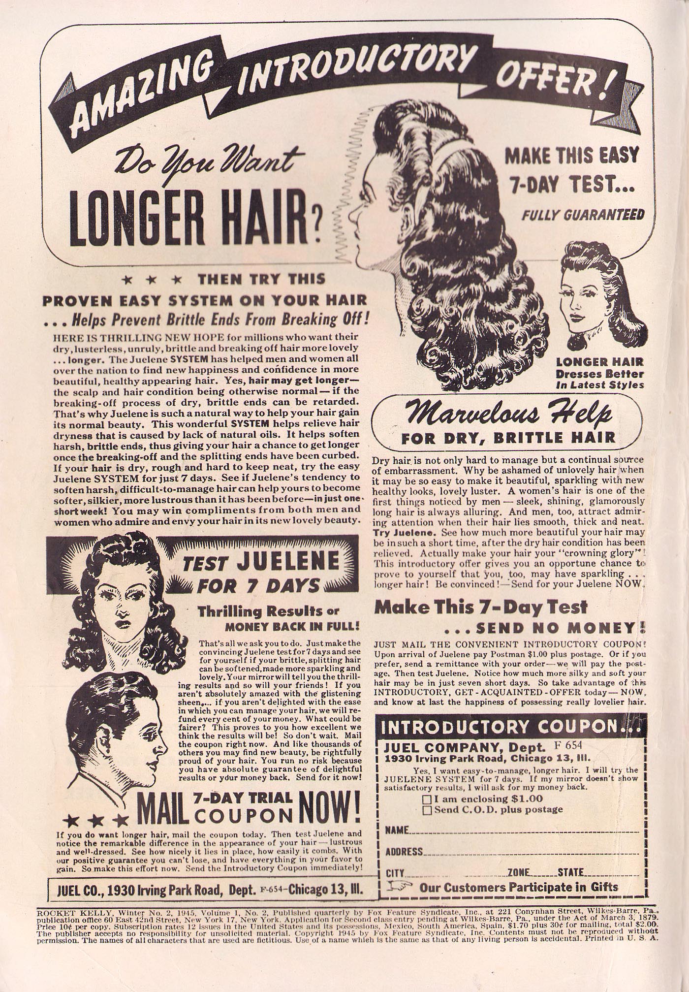 Read online Rocket Kelly (1945) comic -  Issue #2 - 2