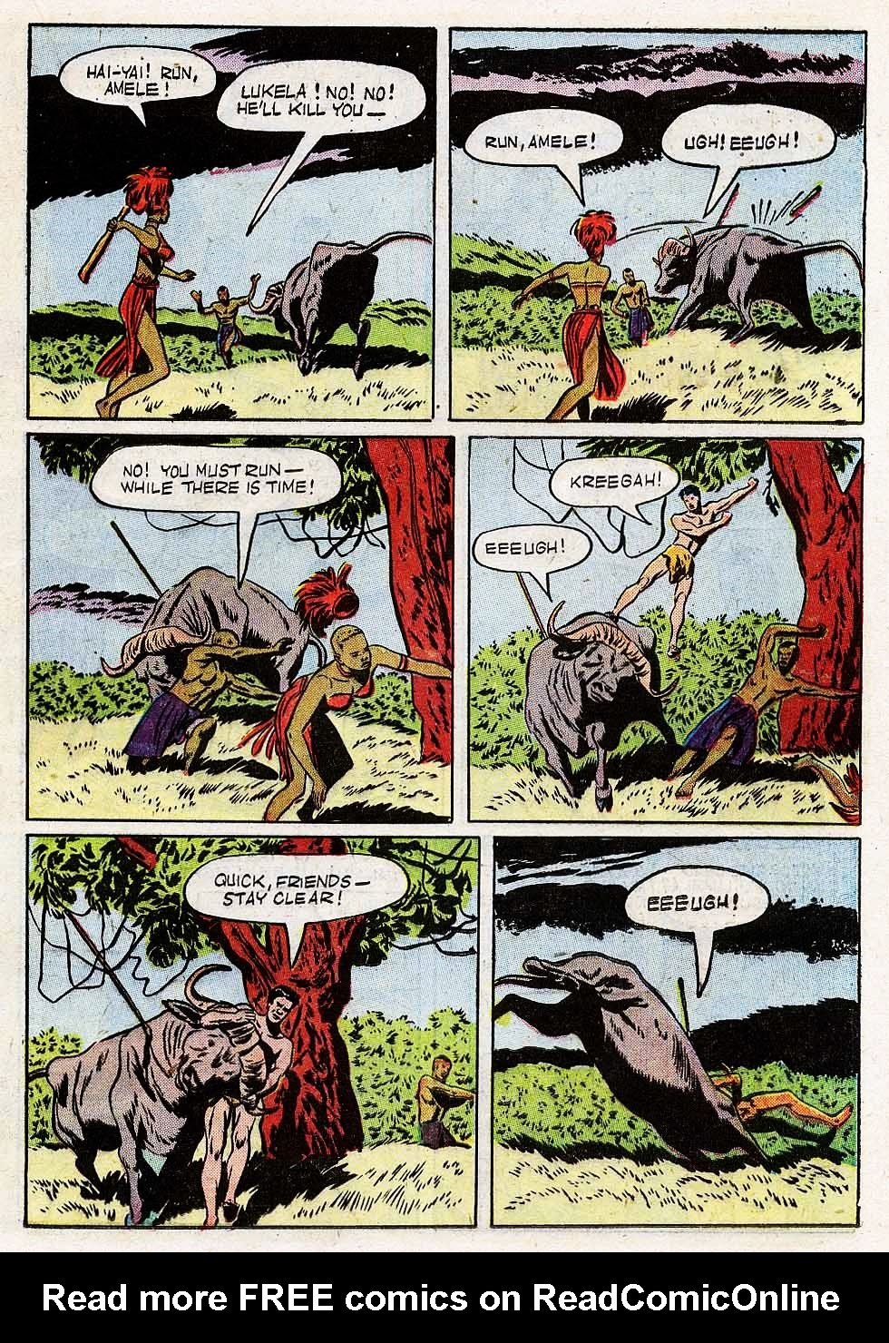Read online Tarzan (1948) comic -  Issue #15 - 33