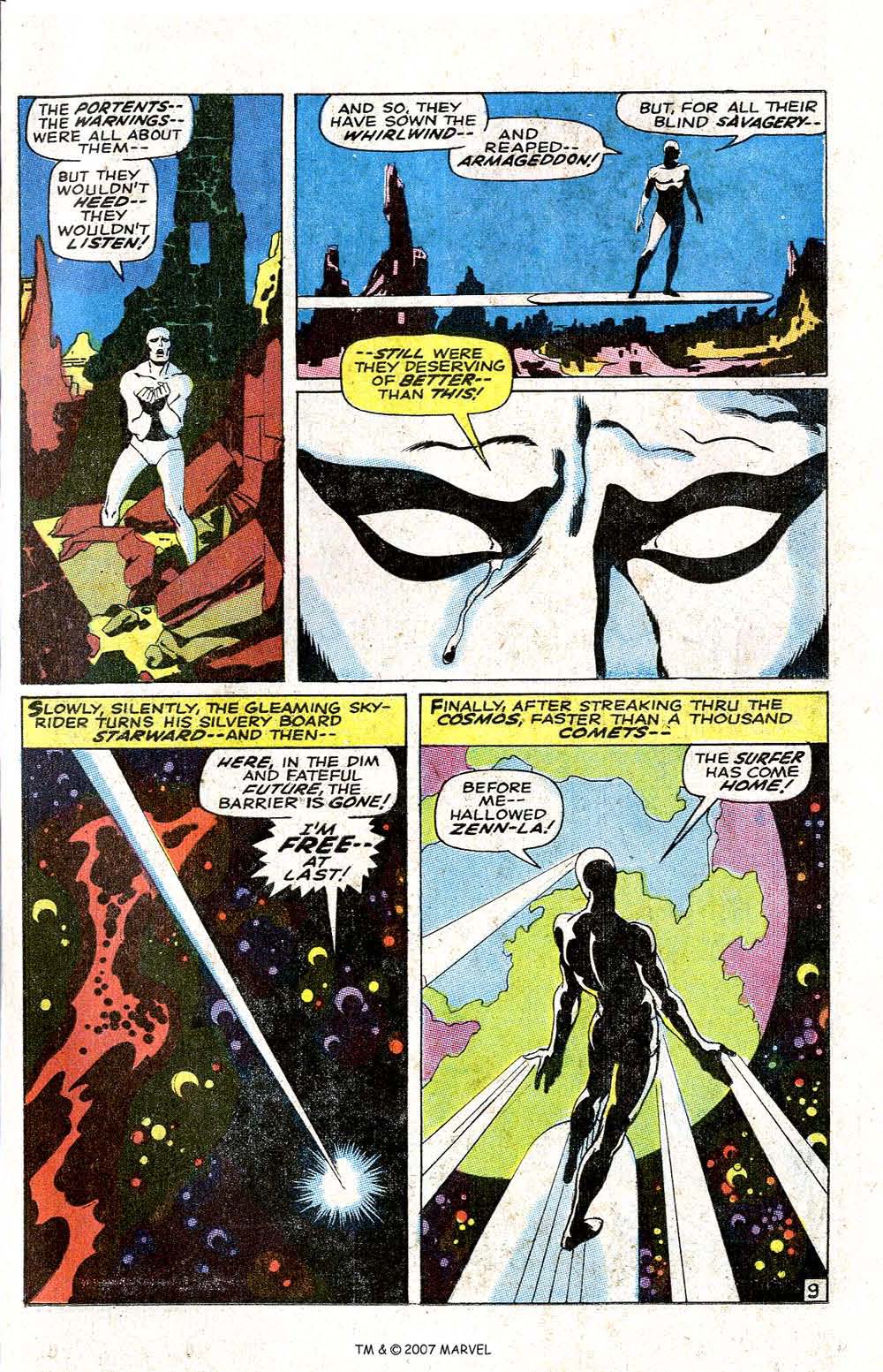 Read online Silver Surfer (1968) comic -  Issue #6 - 11