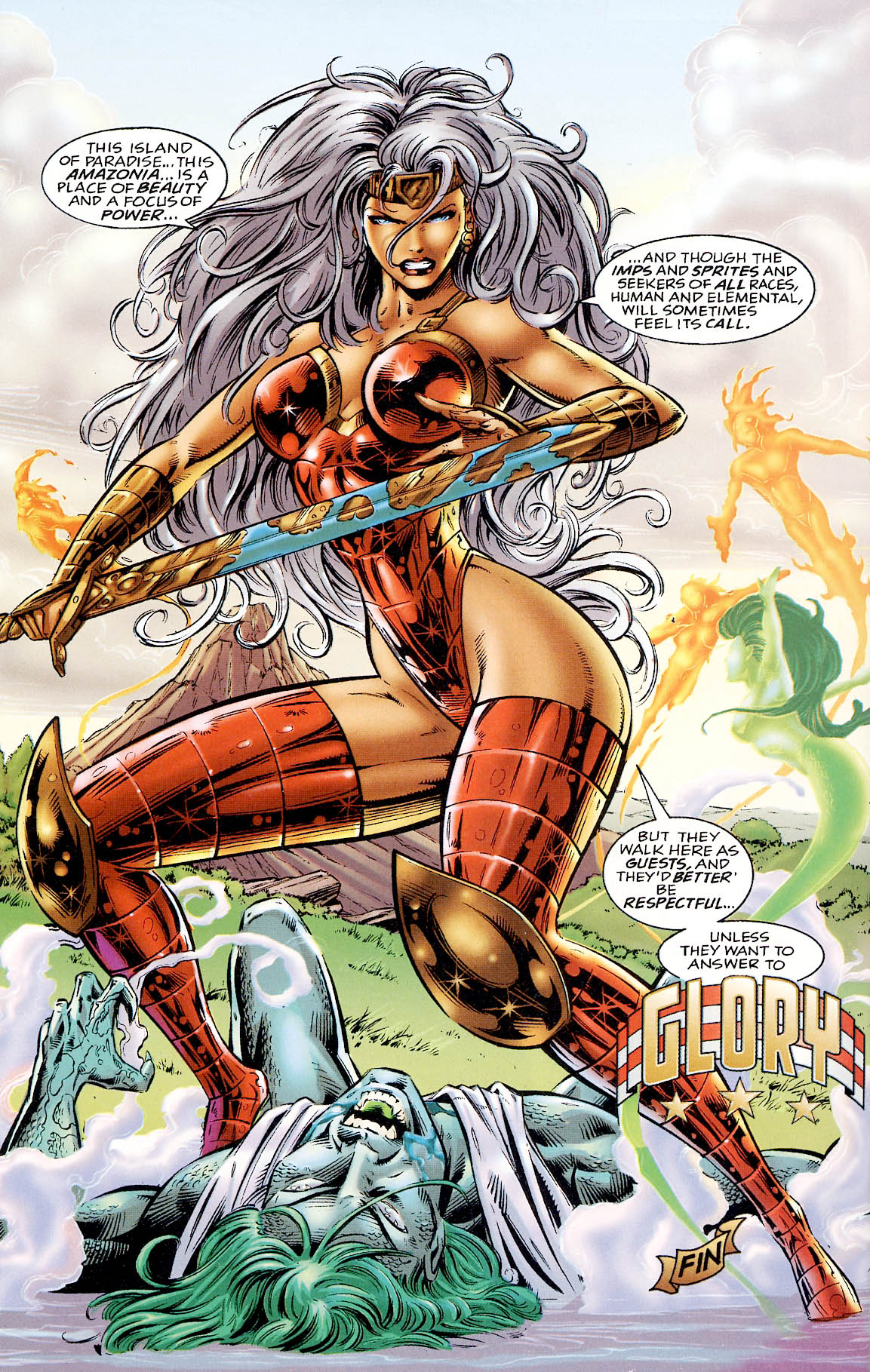Read online Glory comic -  Issue #0 - 21