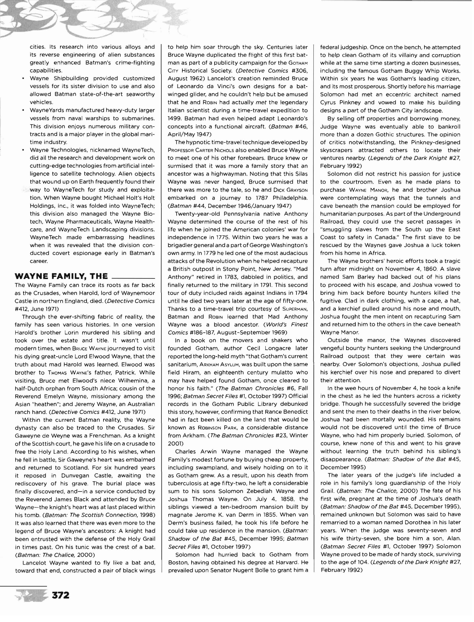 Read online The Essential Batman Encyclopedia comic -  Issue # TPB (Part 4) - 84