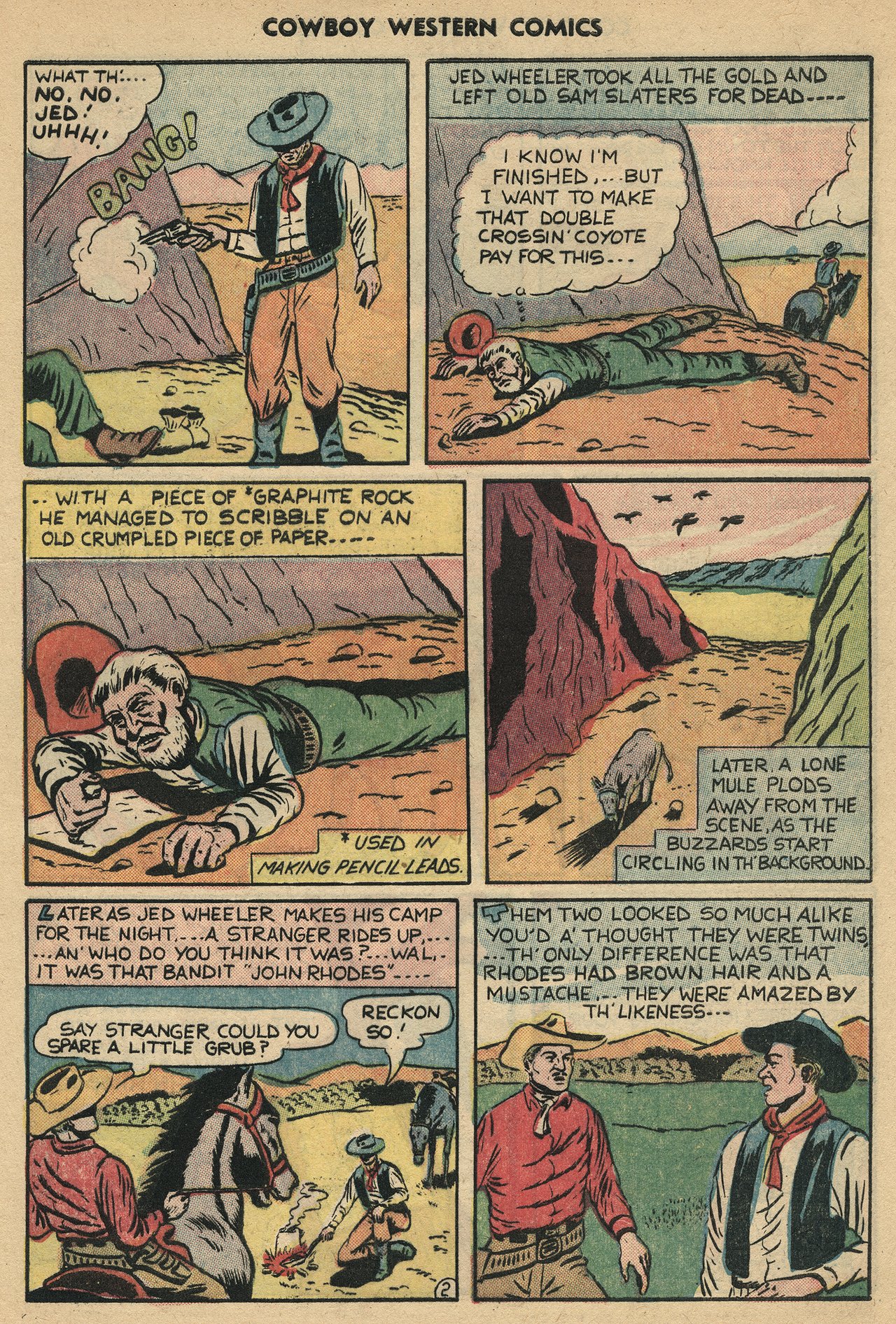 Read online Cowboy Western Comics (1948) comic -  Issue #34 - 29