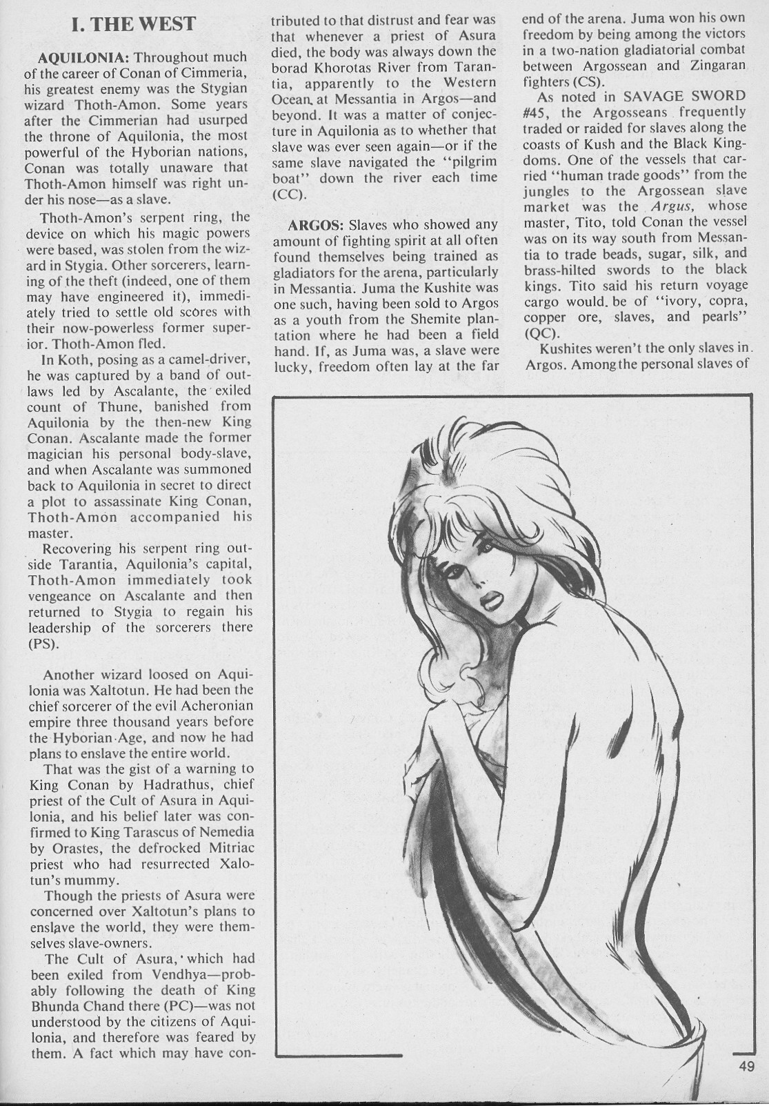 Read online The Savage Sword Of Conan comic -  Issue #49 - 49