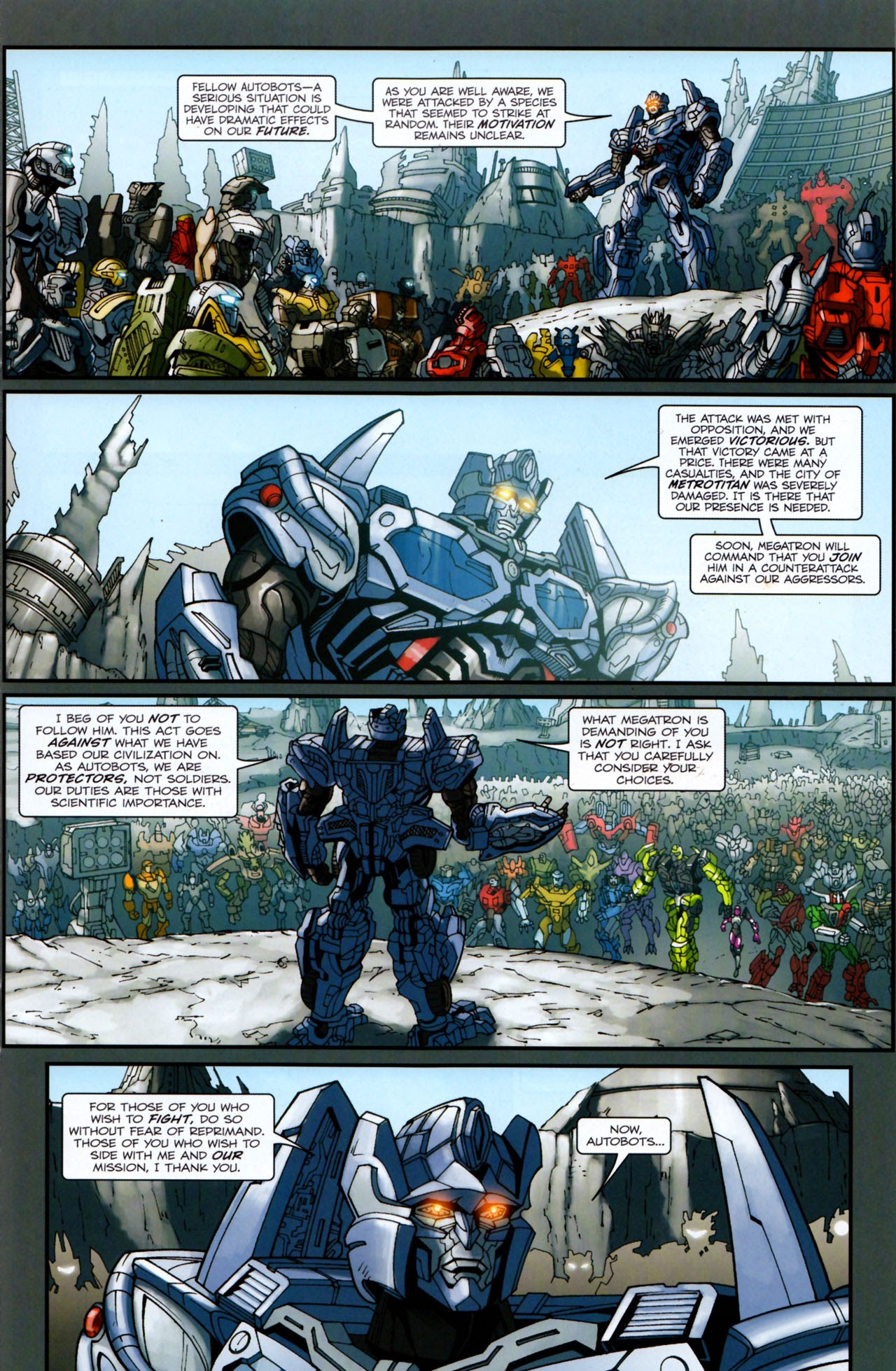 Read online Transformers: Defiance comic -  Issue #2 - 16