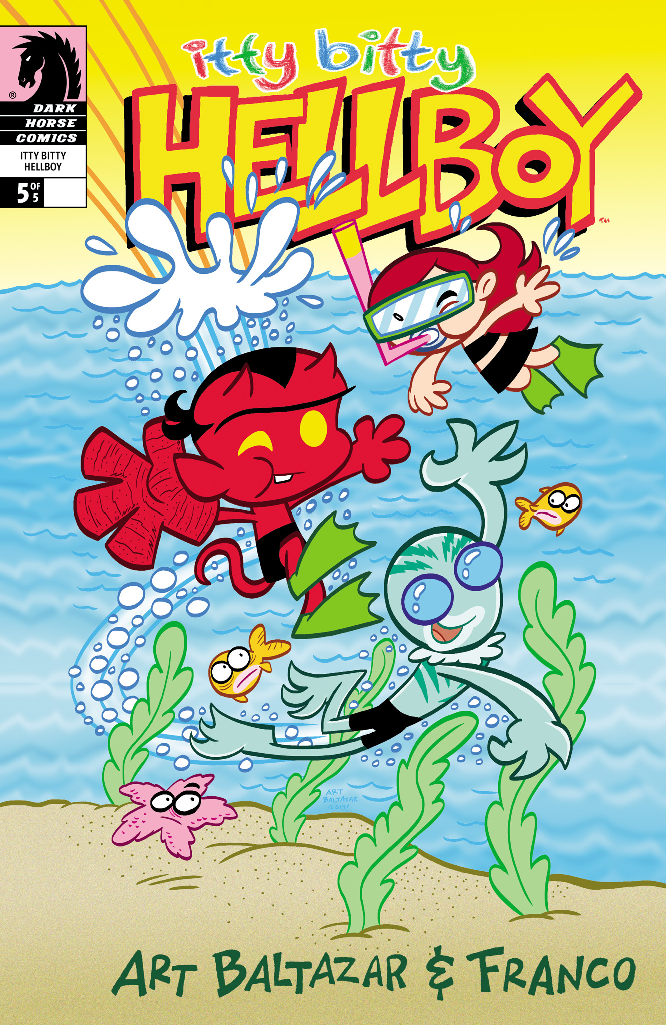 Read online Itty Bitty Hellboy comic -  Issue #5 - 1