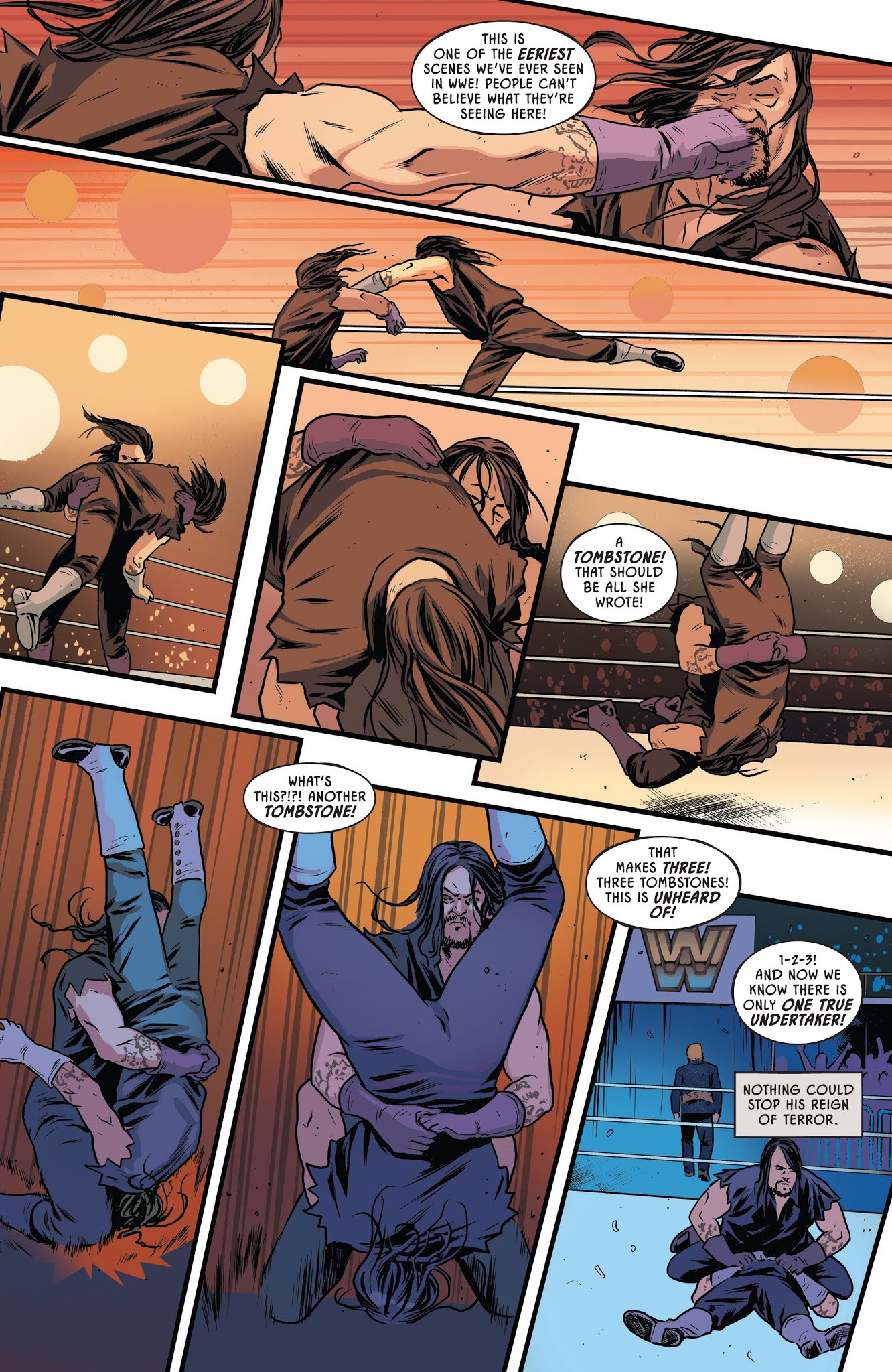 Read online WWE: Undertaker comic -  Issue # TPB - 33