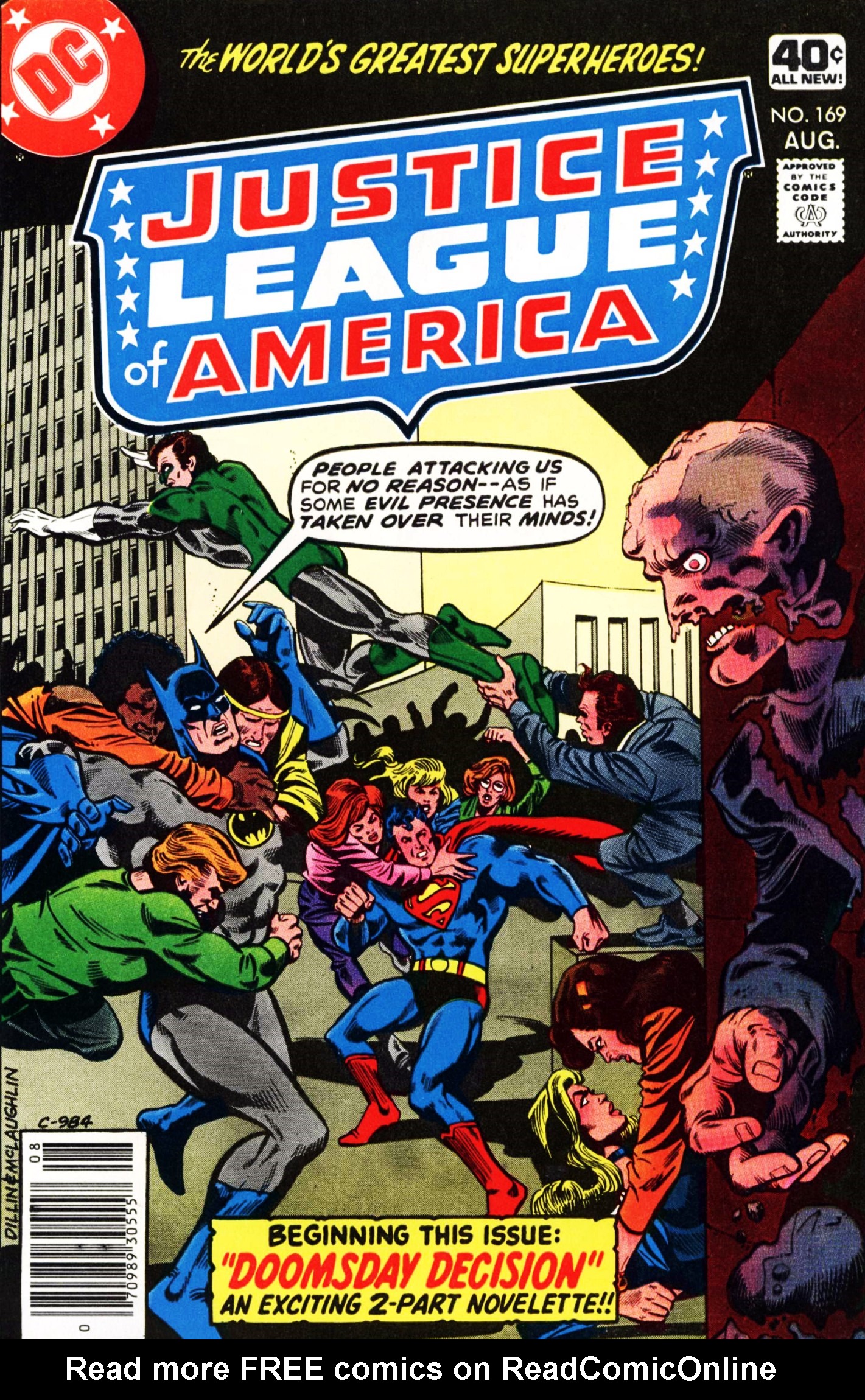 Read online Justice League of America (1960) comic -  Issue #169 - 1