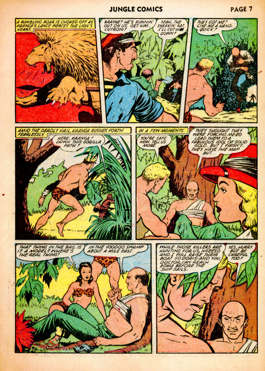 Read online Jungle Comics comic -  Issue #37 - 9