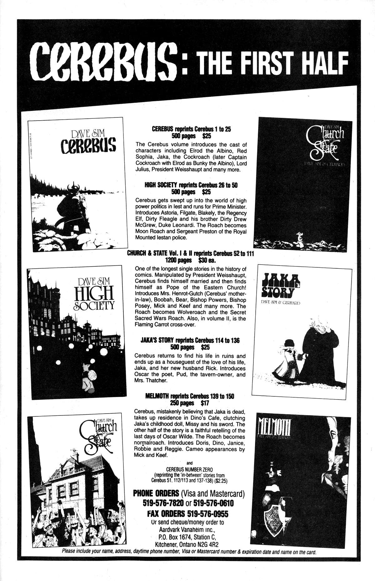 Read online Cerebus comic -  Issue #190 - 41