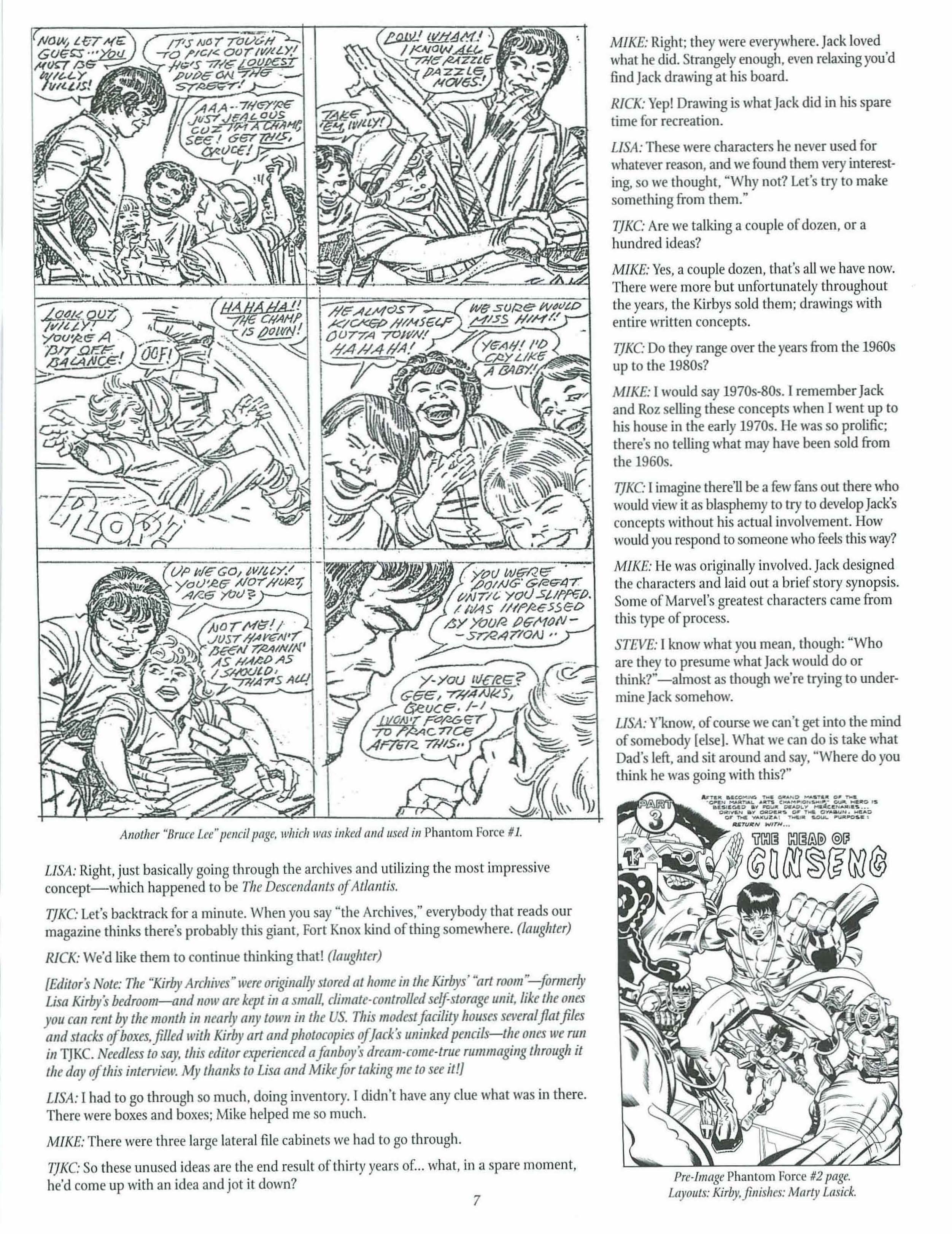 Read online The Jack Kirby Collector comic -  Issue #27 - 41