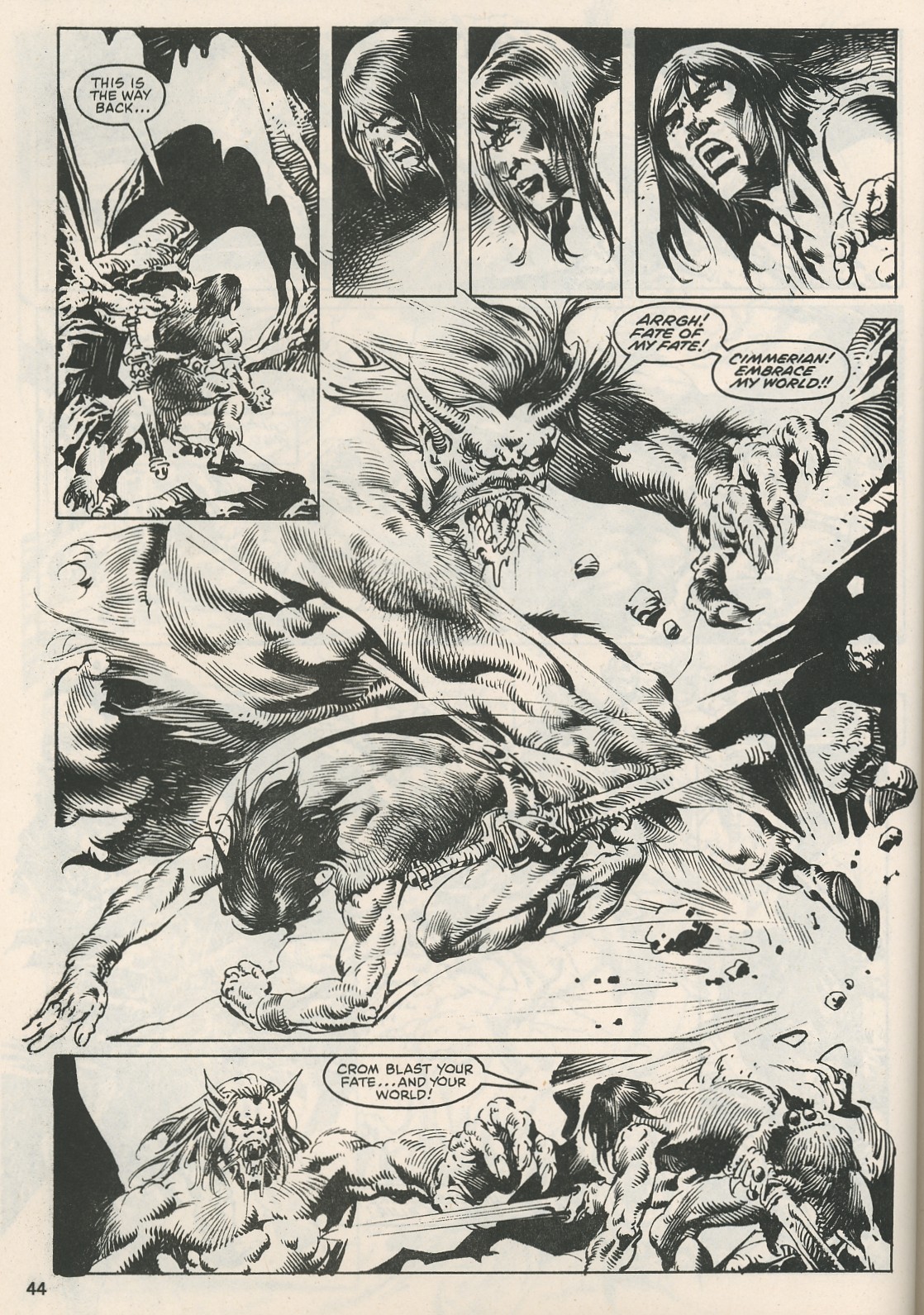 Read online The Savage Sword Of Conan comic -  Issue #114 - 44