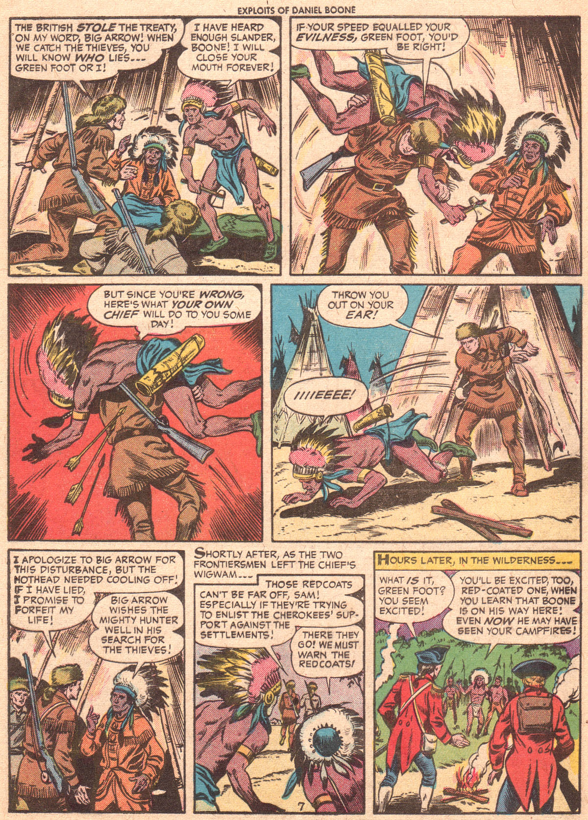 Read online Exploits of Daniel Boone comic -  Issue #5 - 9