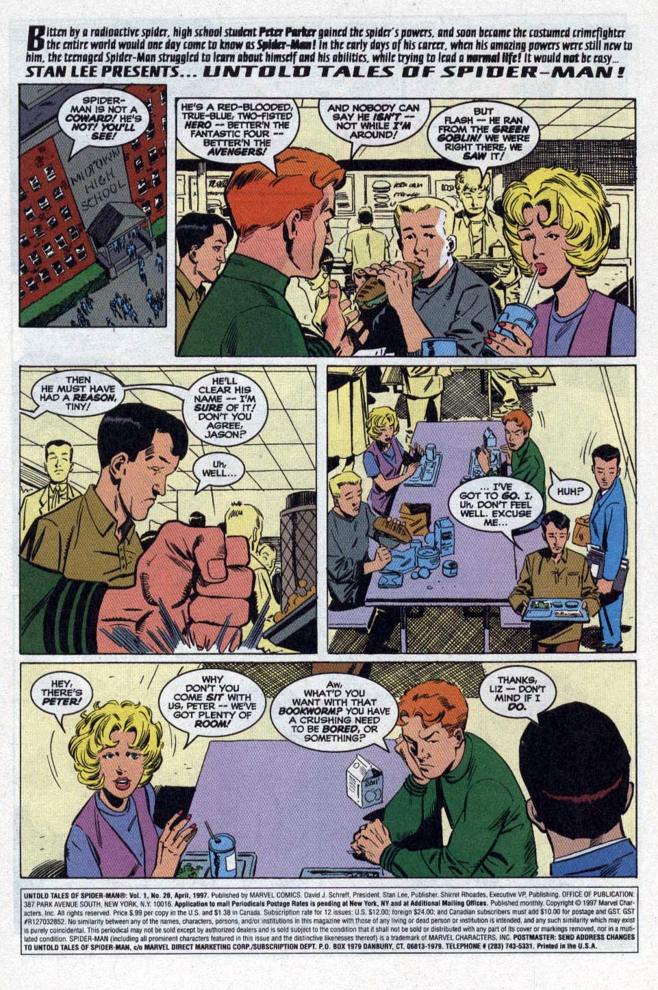 Read online Untold Tales of Spider-Man comic -  Issue #20 - 2