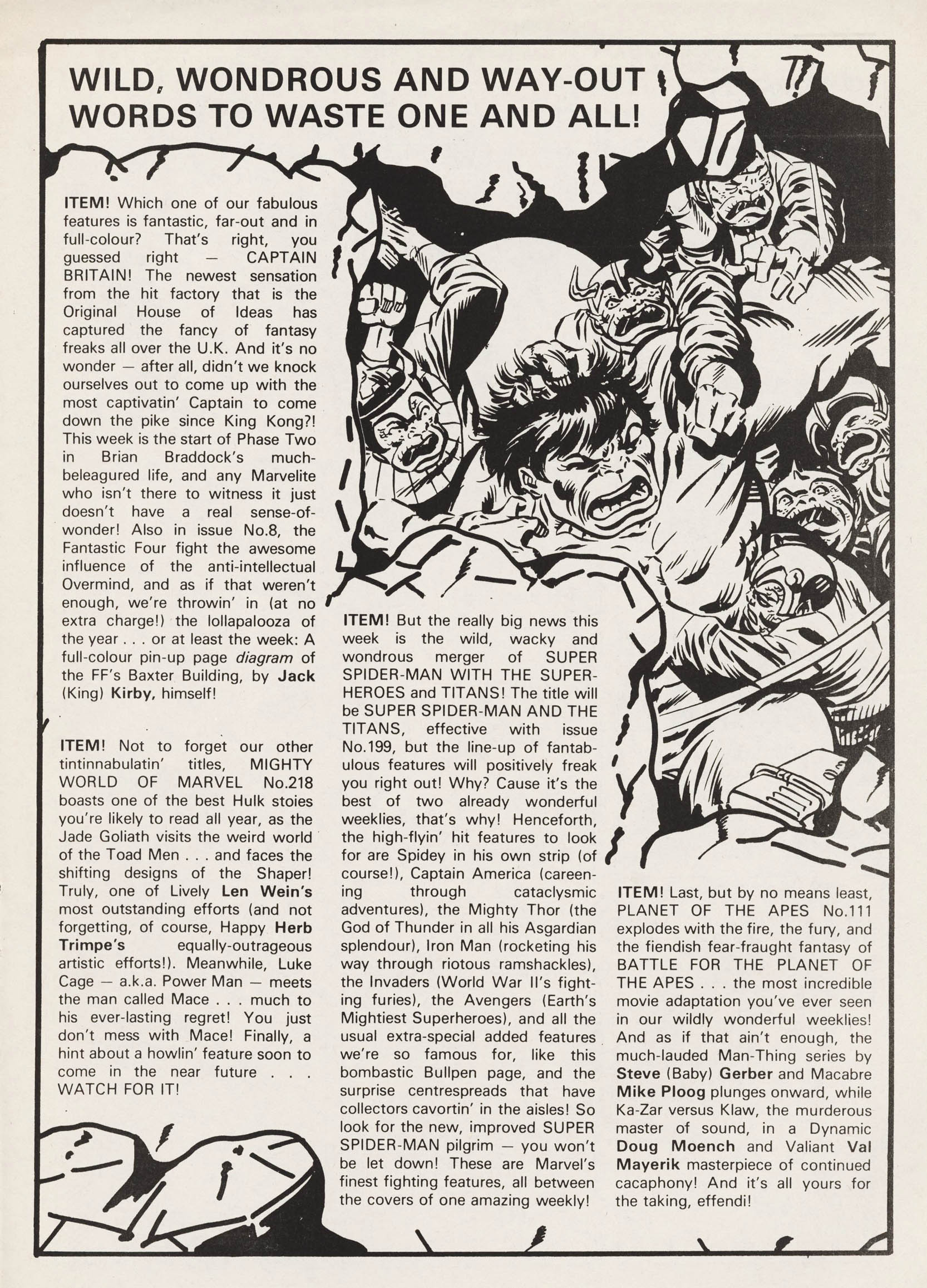 Read online Captain Britain (1976) comic -  Issue #8 - 19